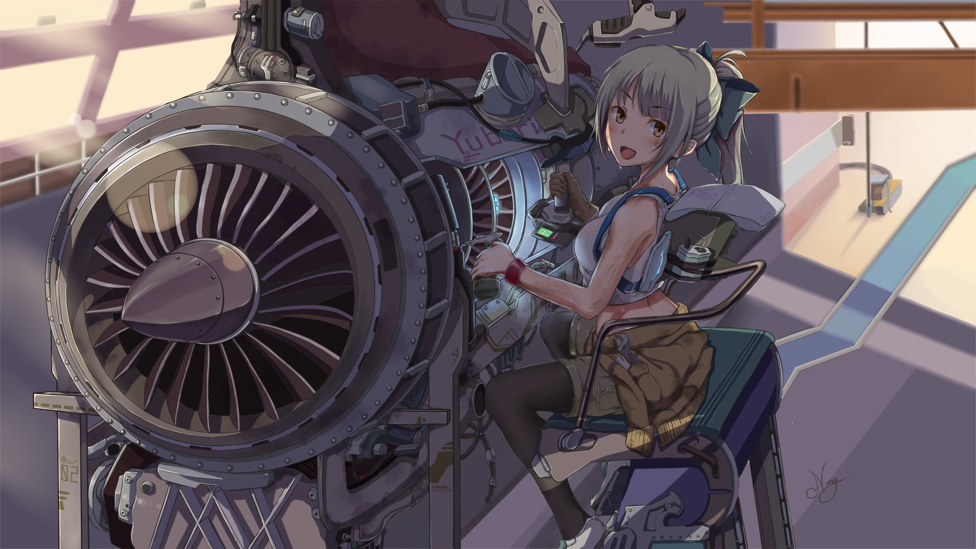 Yuubari (Kancolle), 1080P, Kantai Collection, Anime, HD Wallpaper