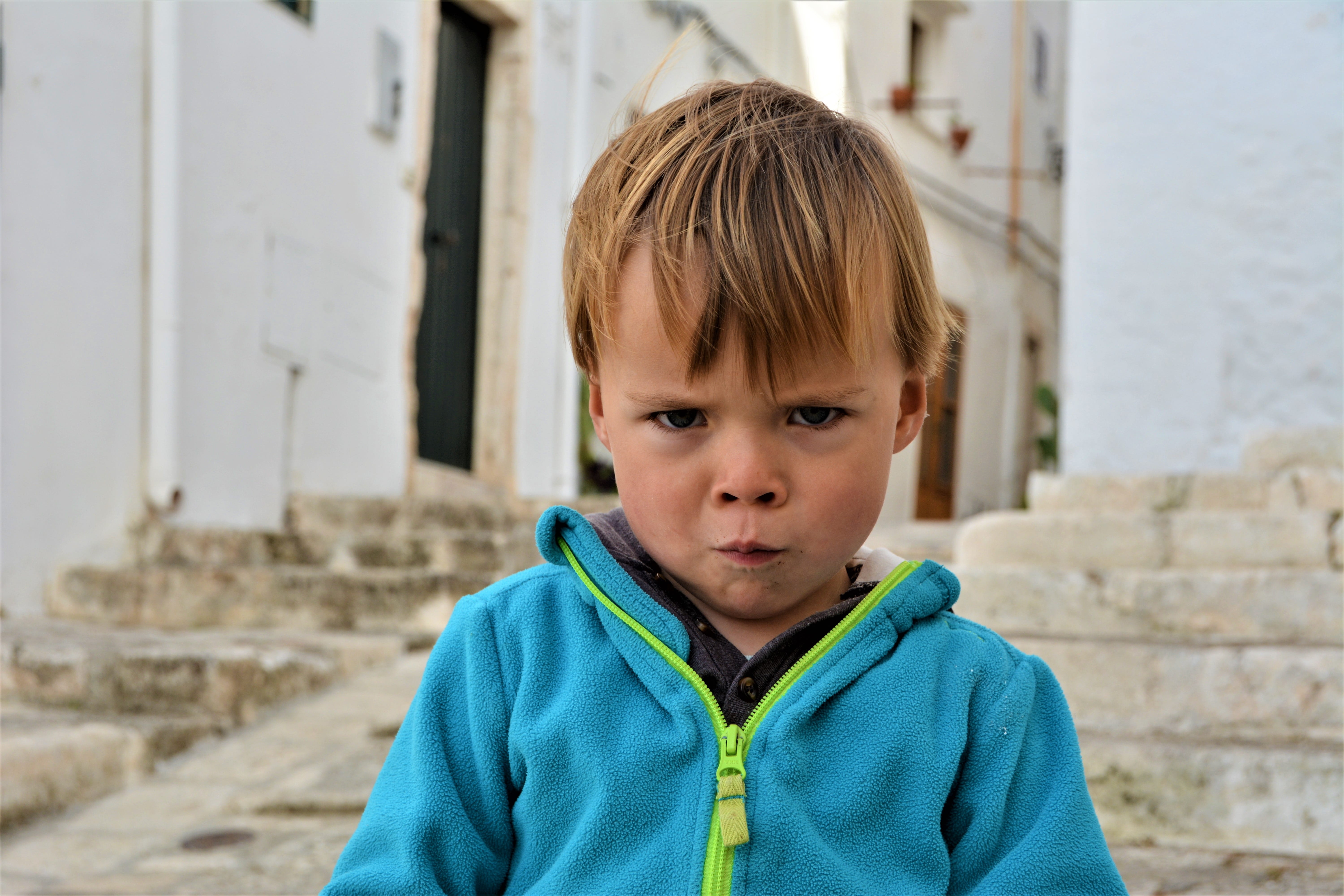 headshot, pout, 5K, depression - sadness, innocence, front view, real people, cute, child, childhood, males, outdoors, focus on foreground, lifestyles, HD Wallpaper