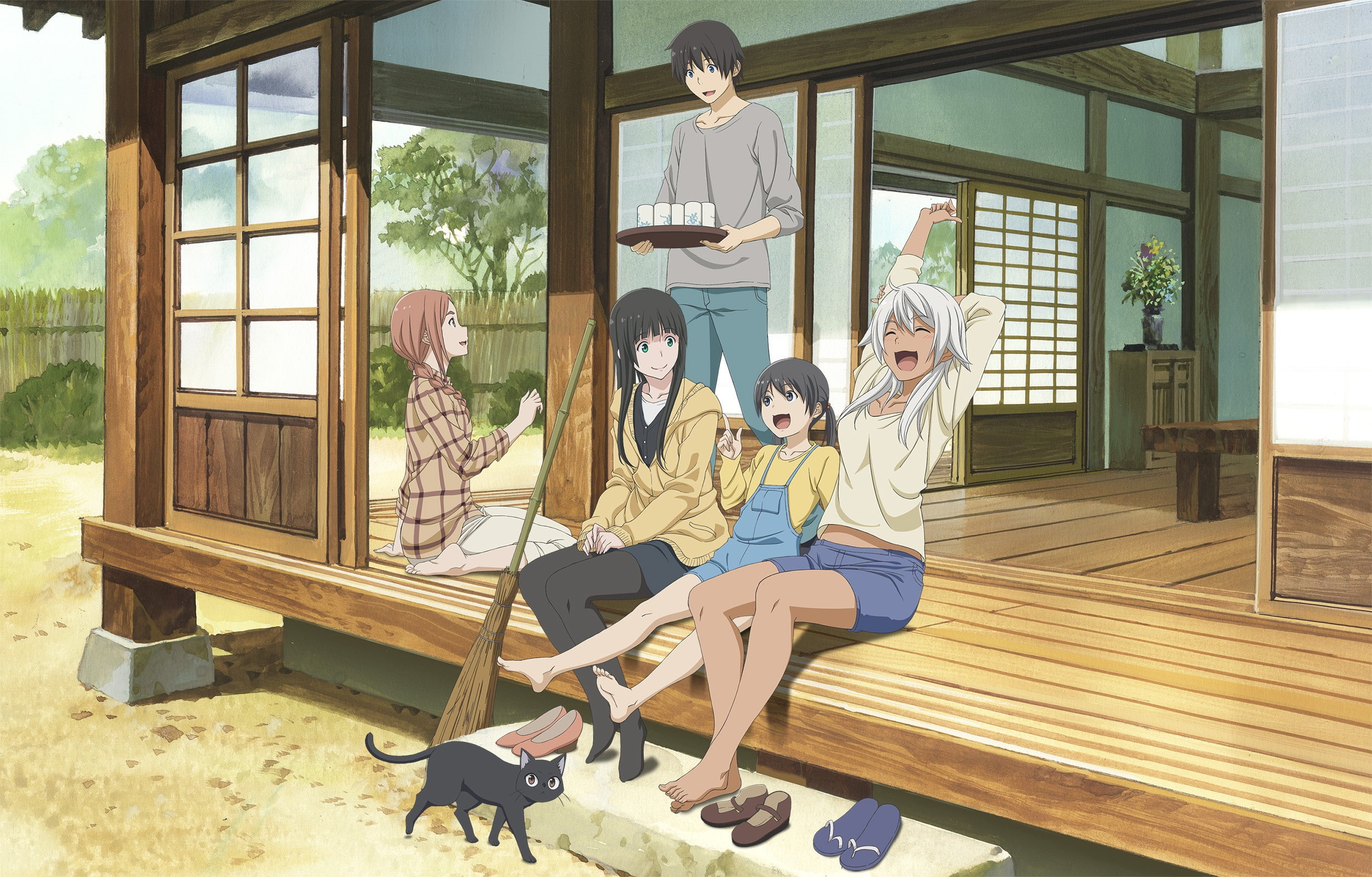 leisure activity, child, mammal, togetherness, day, females, Chinatsu Kuramoto, casual clothing, Kei Kuramoto, family, males, Nao Ishiwatari, girls, childhood, HD Wallpaper