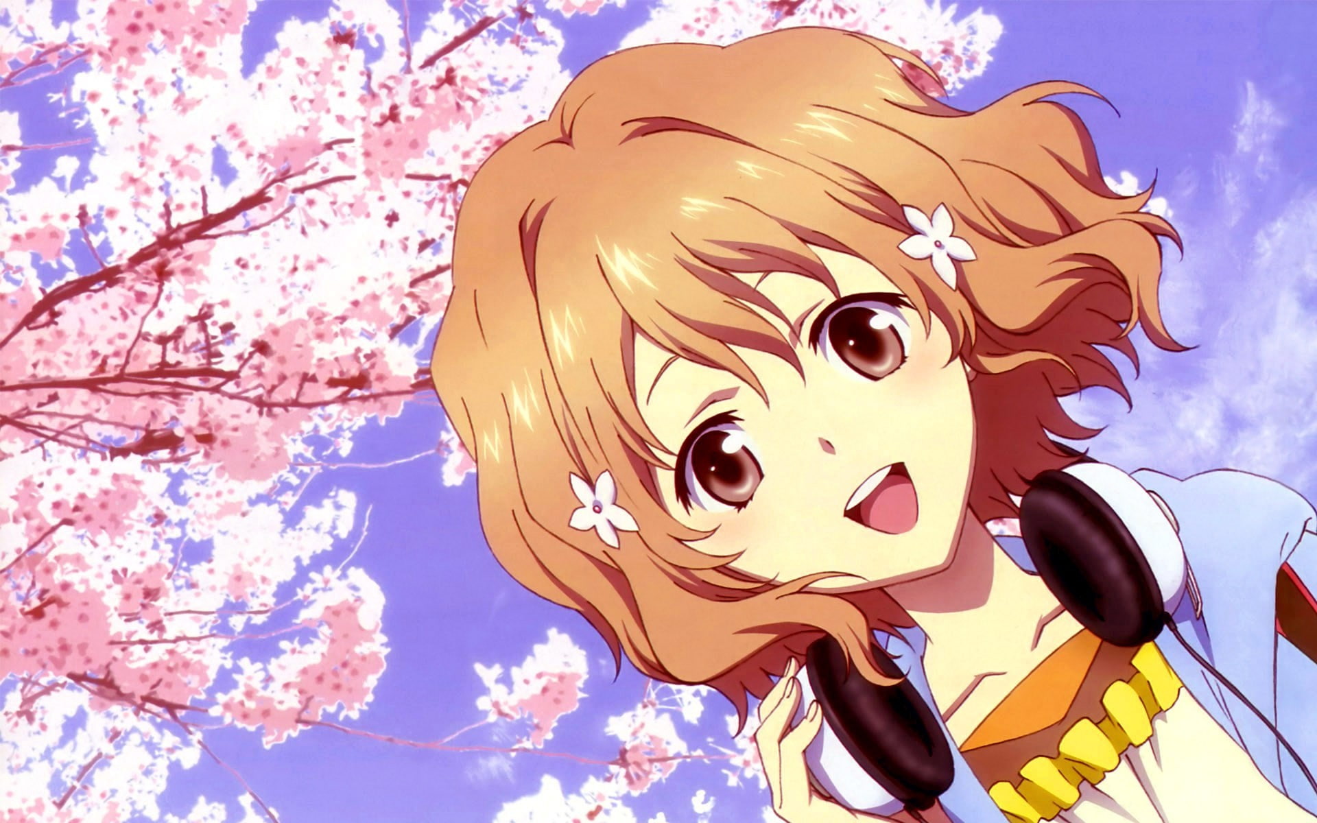 flower, freshness, animal themes, representation, plant, Hanasaku Iroha, Matsumae Ohana, sky, multi colored, tree, animal representation, flowering plant, HD Wallpaper