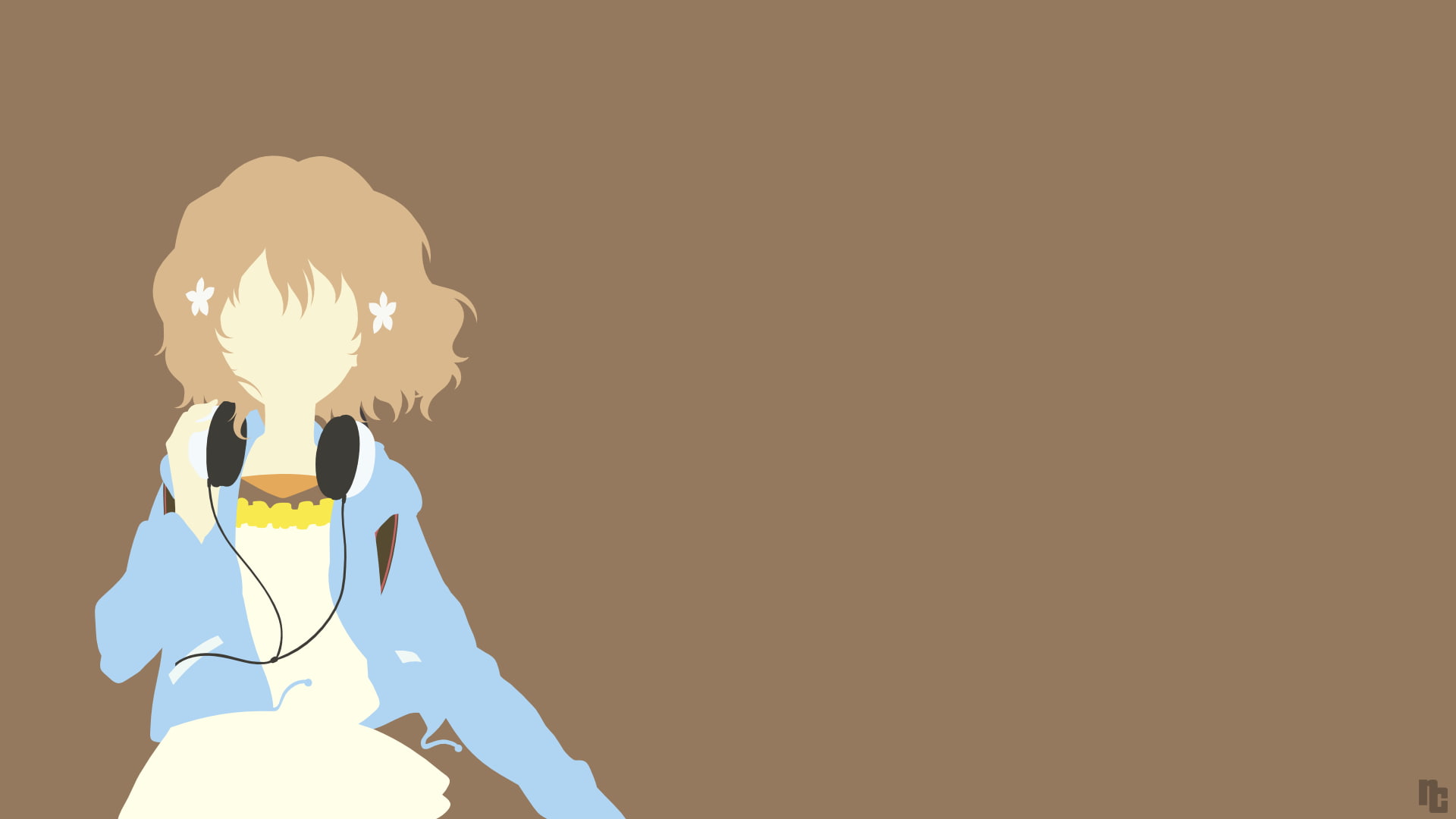 copy space, headshot, one person, creativity, leisure activity, sky, music, lighting equipment, nature, portrait, indoors, listening, Matsumae Ohana, Hanasaku Iroha, HD Wallpaper