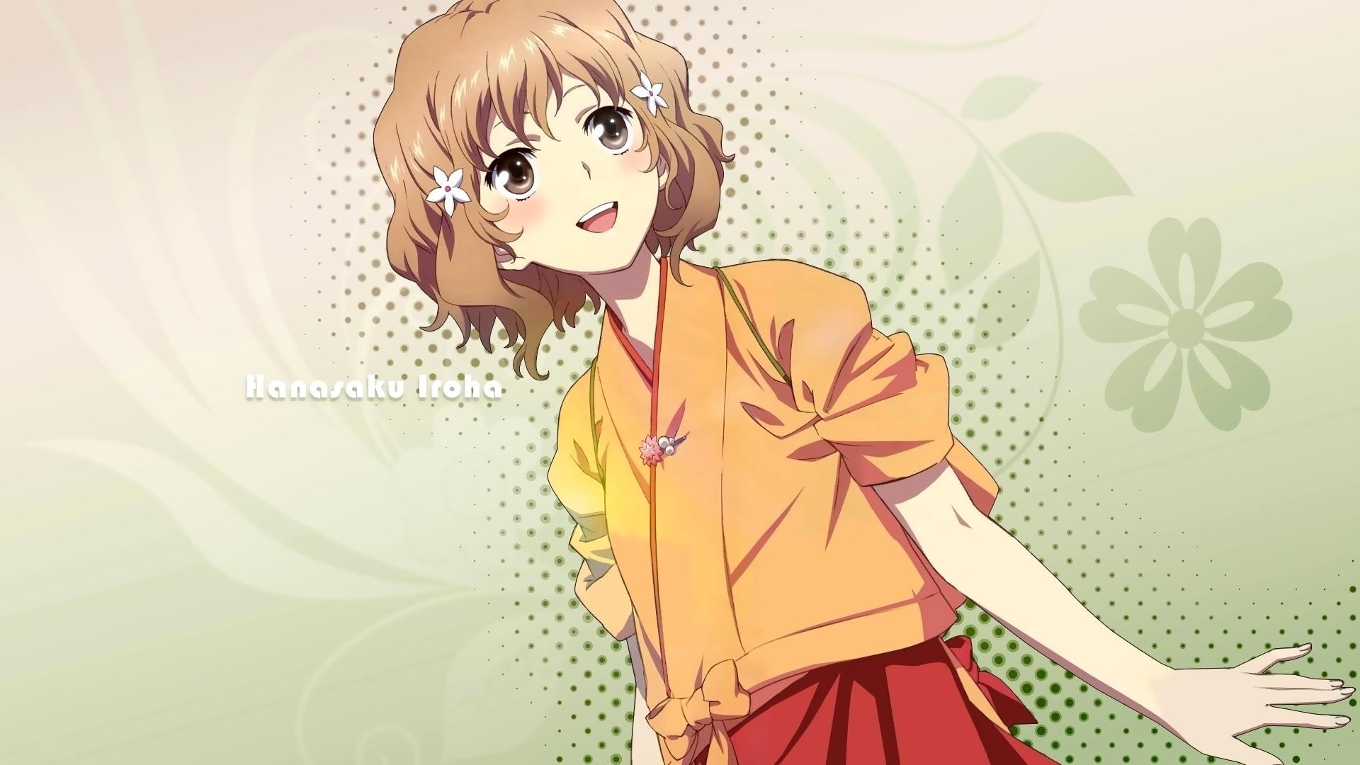 young women, beauty, real people, anime girls, waist up, 1080P, standing, lifestyles, indoors, women, looking at camera, young adult, Hanasaku Iroha, front view, HD Wallpaper
