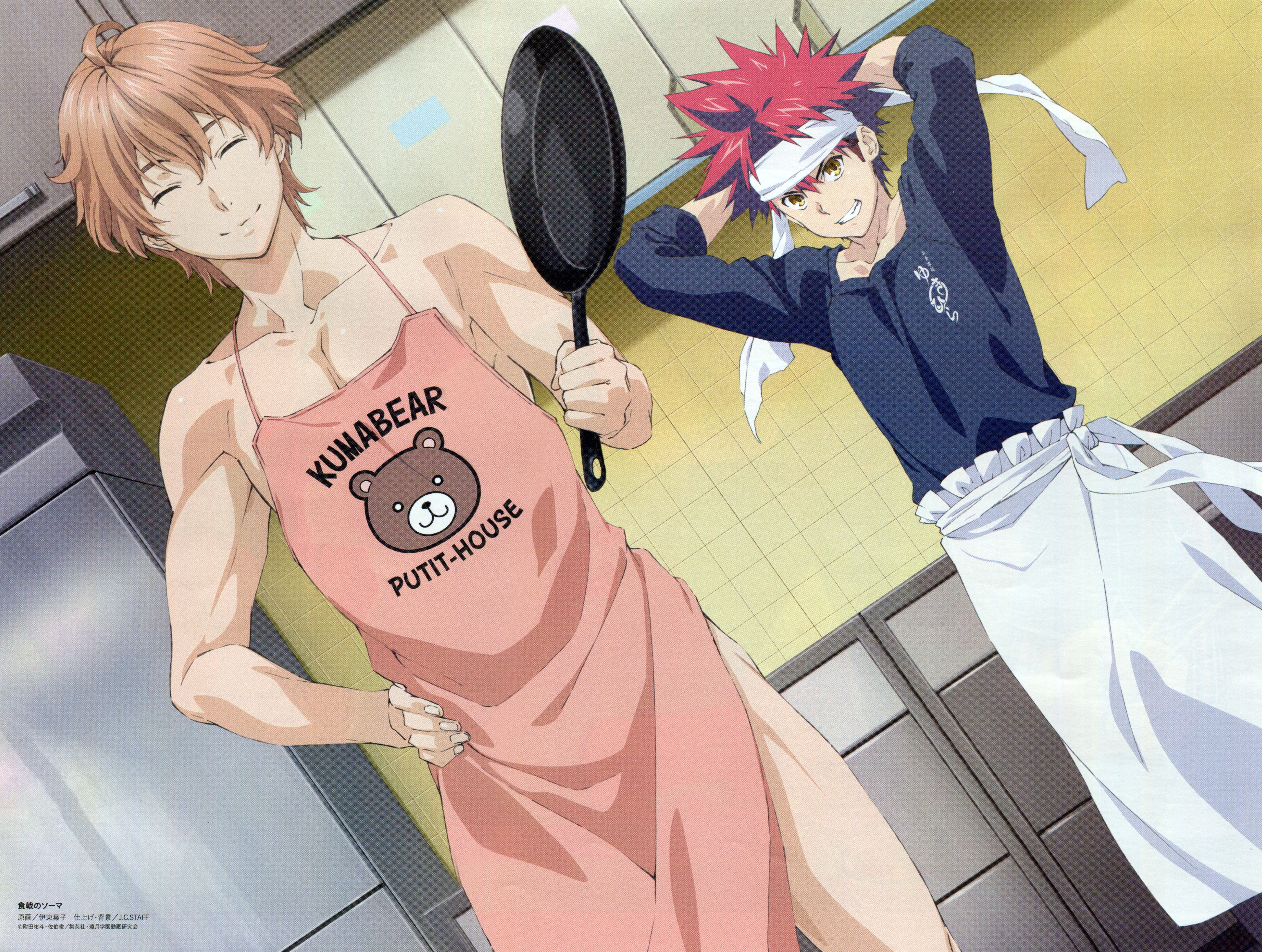 5K, series, anime, satoshi, isshiki, yukihira, character, shokugeki, souma, HD Wallpaper