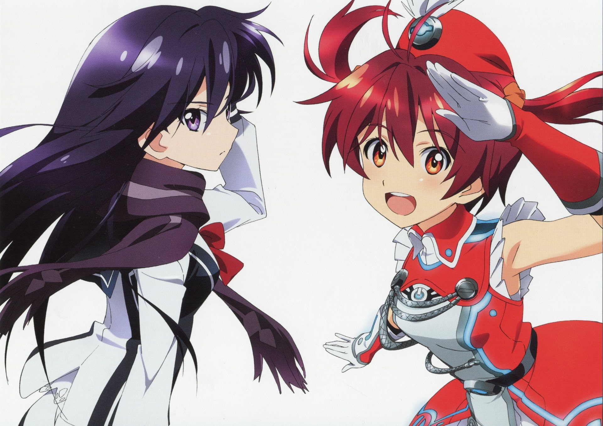 1080P, Vividred Operation, Akane Isshiki, Rei Kuroki, Anime, HD Wallpaper
