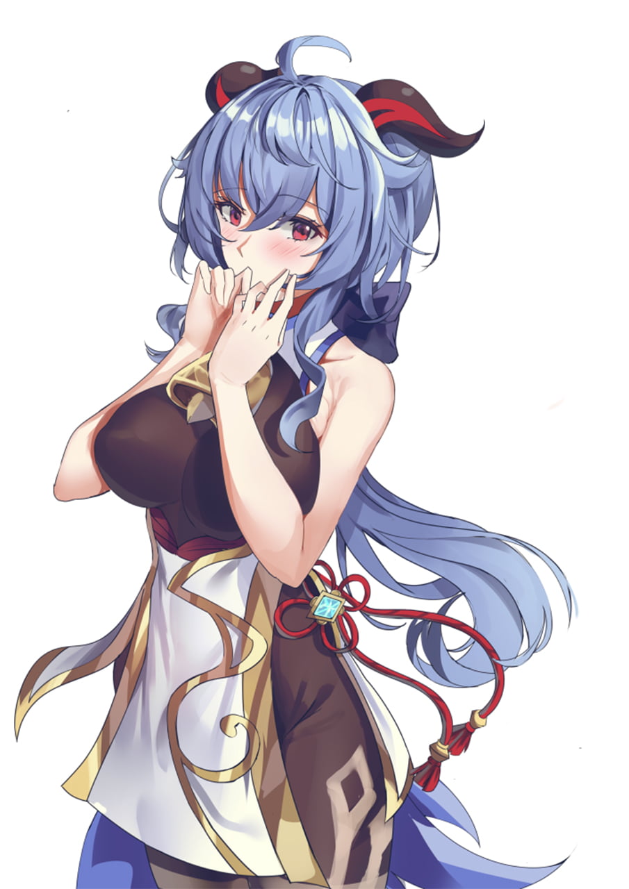 anime girls, Ganyu (Genshin Impact), Genshin Impact, anime, 720P, Phone HD Wallpaper