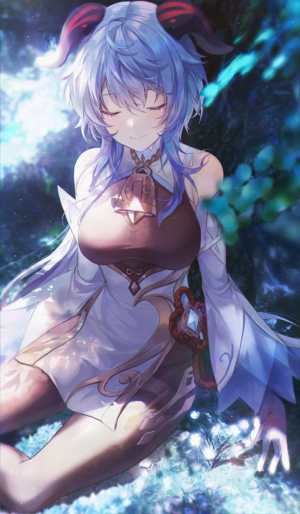 bodystockings, Ganyu (Genshin Impact), Genshin Impact, 720P, anime girls, Phone HD Wallpaper