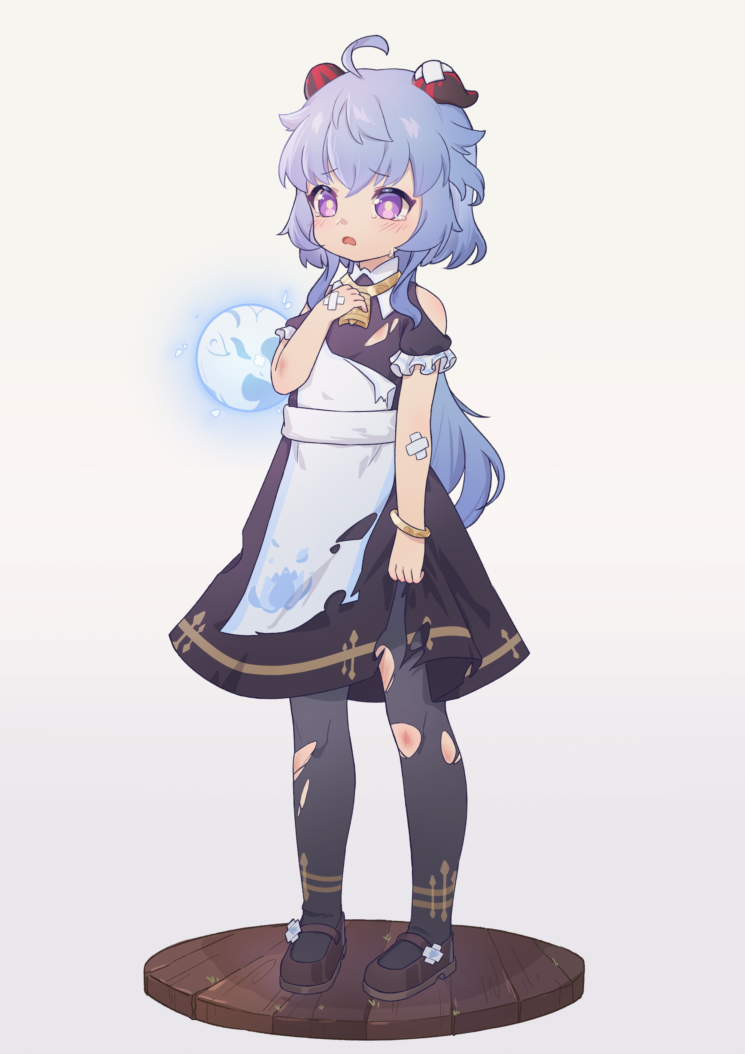 anime girls, 2K, loli, Ganyu (Genshin Impact), LMonster, Genshin Impact, Phone HD Wallpaper