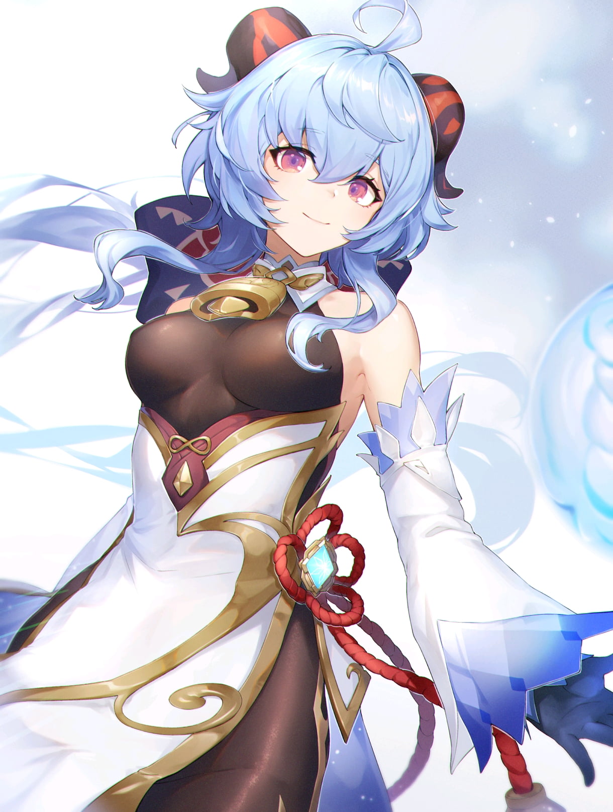 Ganyu (Genshin Impact), 720P, anime girls, Genshin Impact, bodystockings, Phone HD Wallpaper