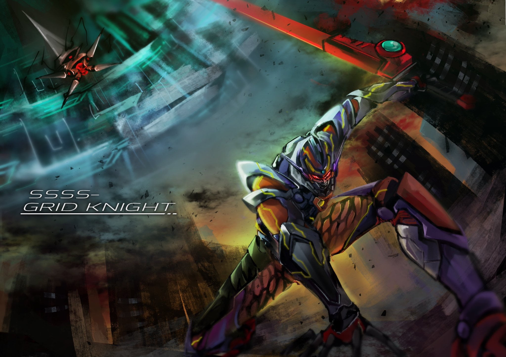 Anime, SSSS.Gridman, 1080P, HD Wallpaper