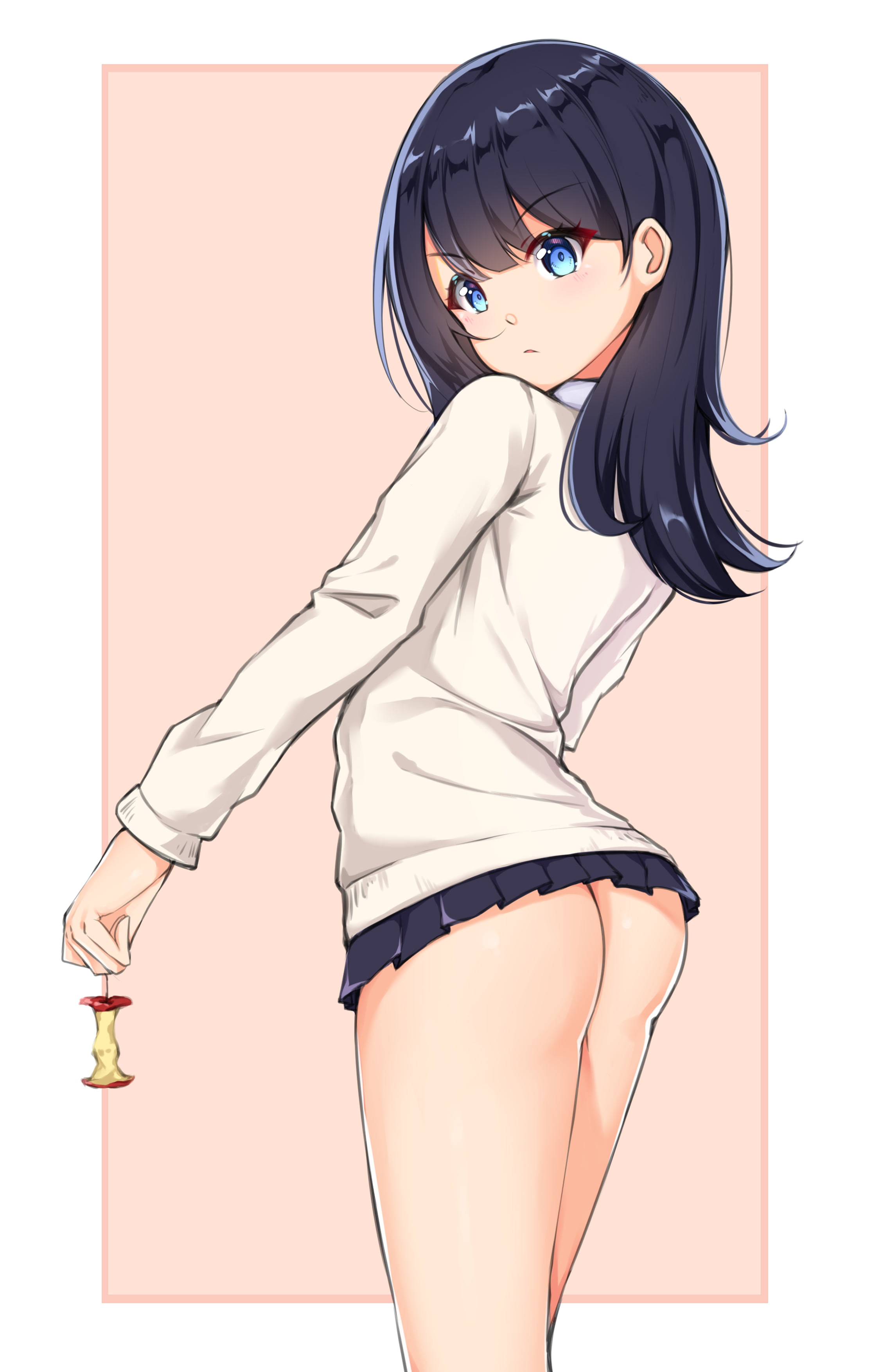 2K, Takarada Rikka, miniskirt, SSSS.GRIDMAN, school uniform, Phone HD Wallpaper