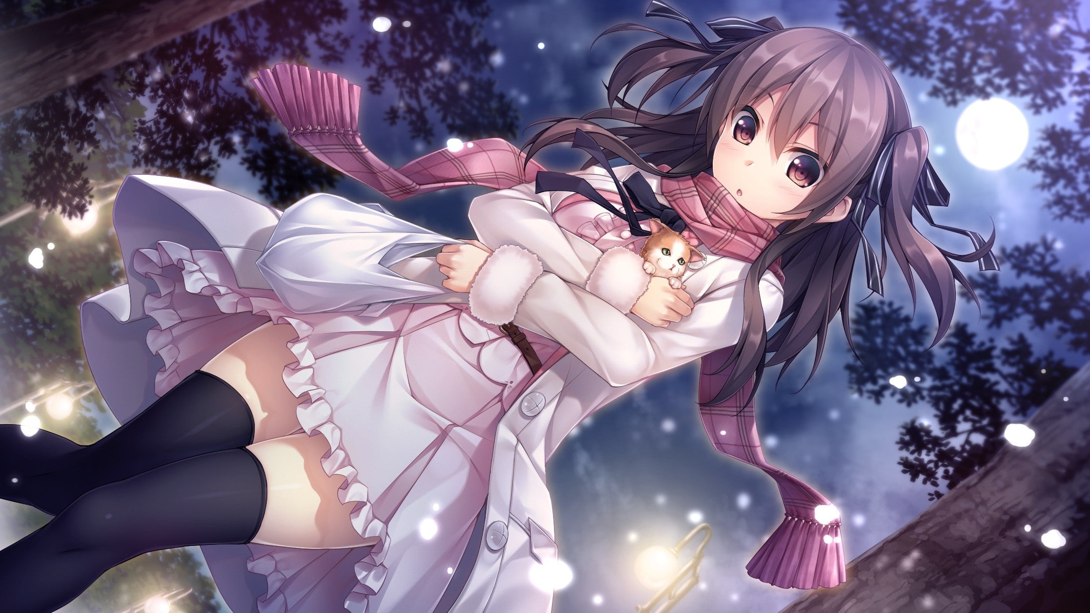 anime  Asuka (Hataraku Otona no Renai Jijou)  scarf  anime girls  visual novel  Hataraku Otona no Renai Jijou, 1080P, HD Wallpaper