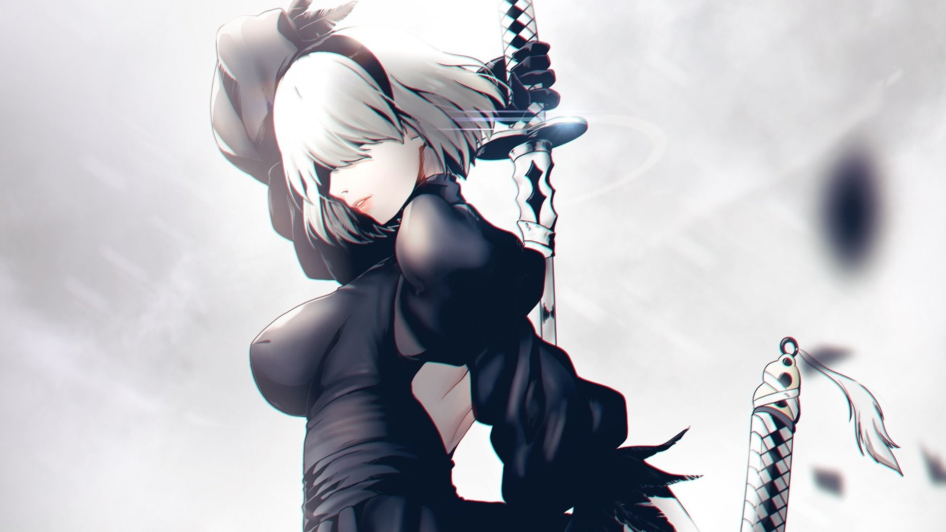 YoRHa No.2 Type B, Video Game, NieR: Automata, 1080P, HD Wallpaper