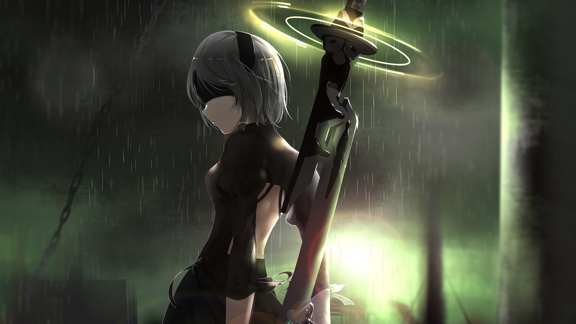 NieR: Automata, Video Game, YoRHa No.2 Type B, 1080P, HD Wallpaper