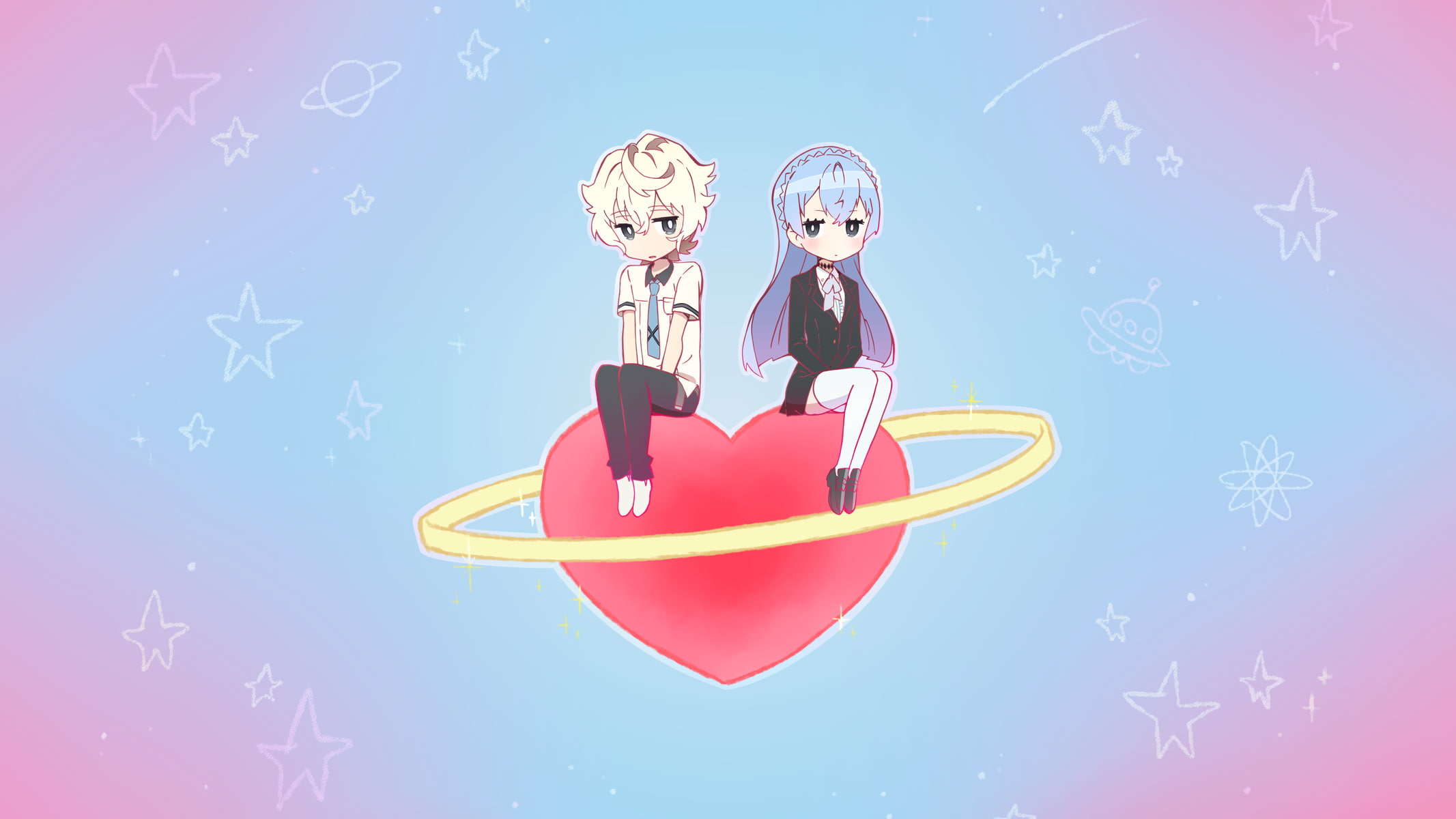 Flyable Heart, 1080P, anime girls, Kiznaiver, anime boys, anime, HD Wallpaper