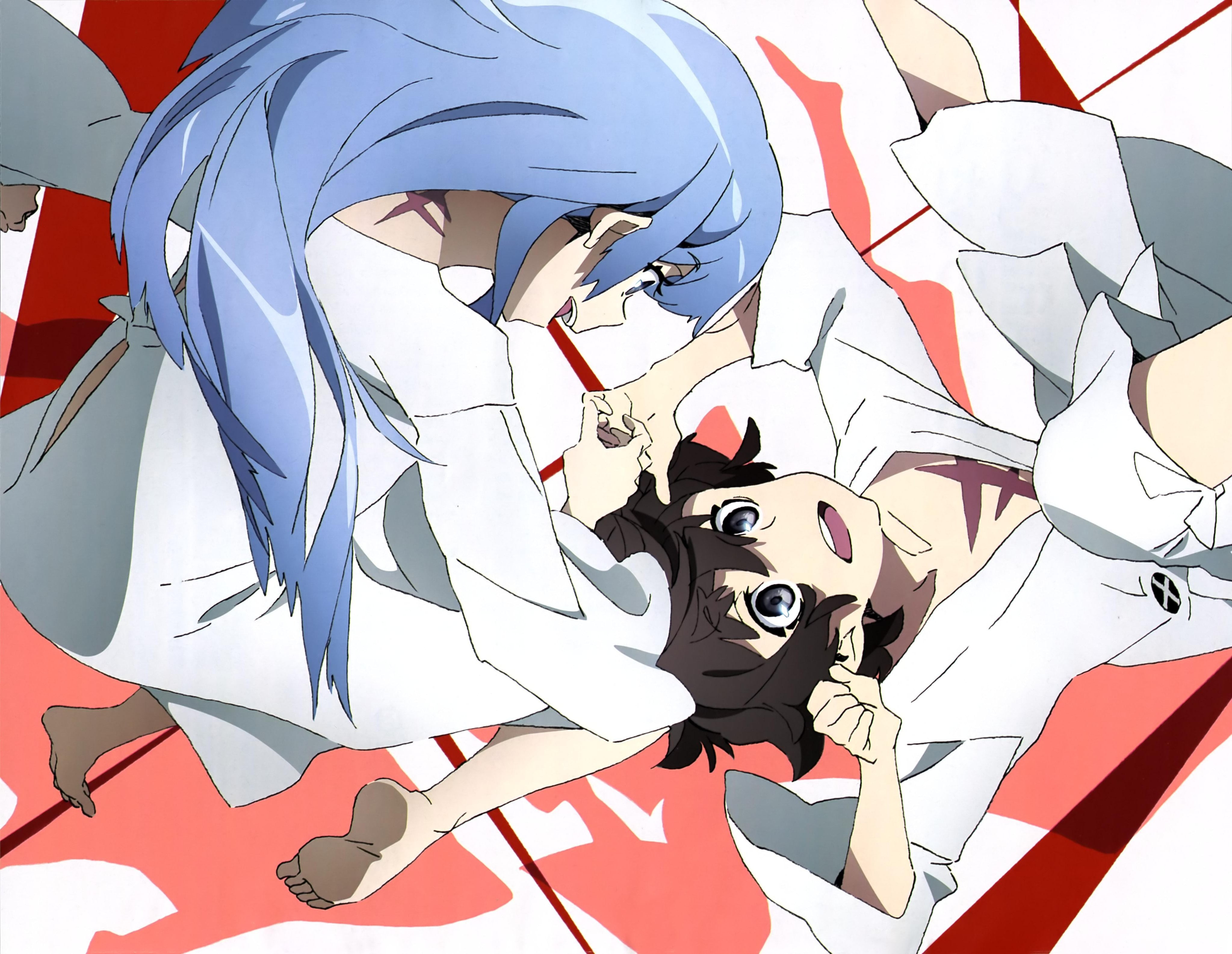 4K, Kiznaiver, Sonozaki Noriko, Katsuhira Agata, HD Wallpaper
