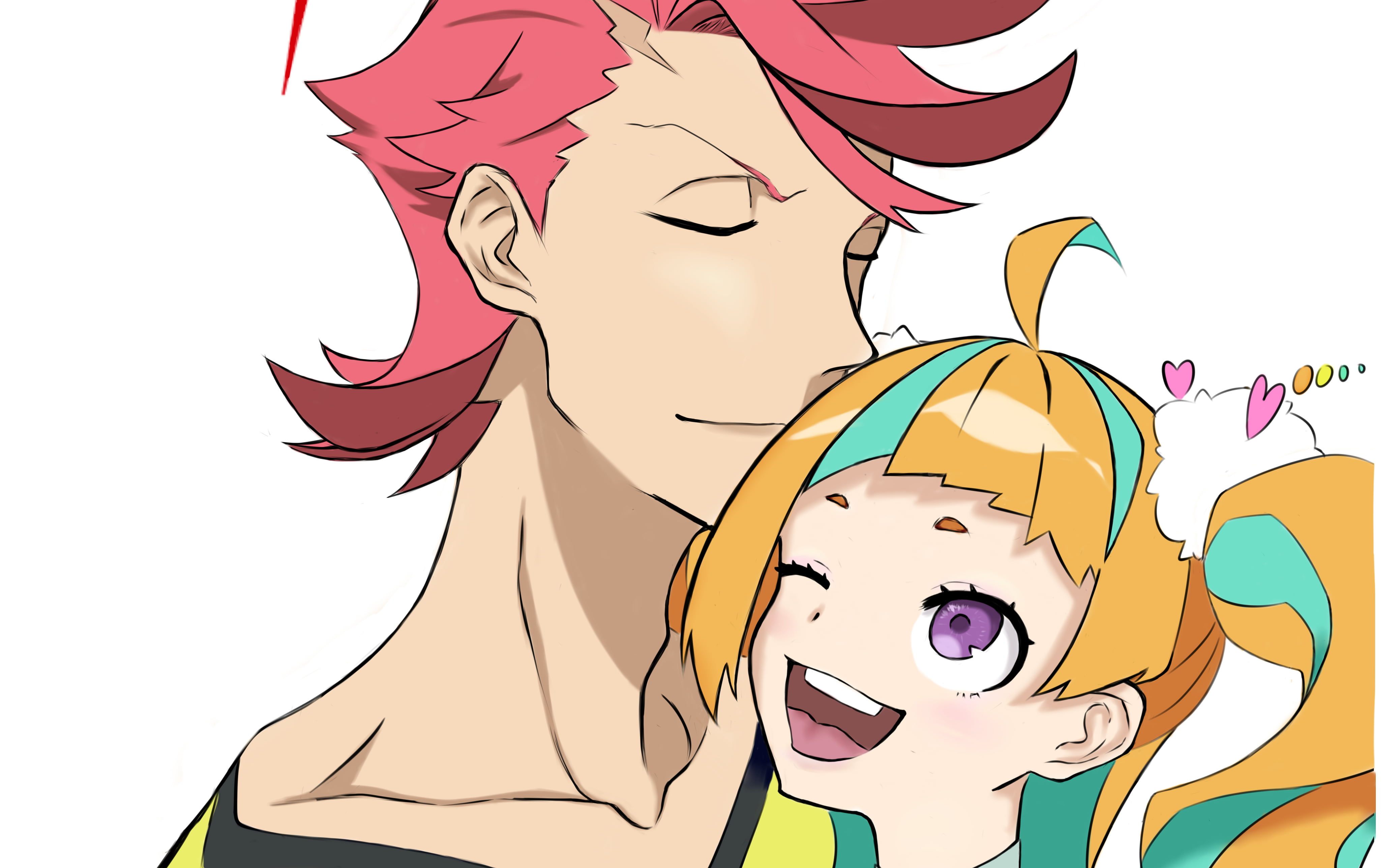 Niko Niiyama, Kiznaiver, 4K, Hajime Tenga, Anime, HD Wallpaper