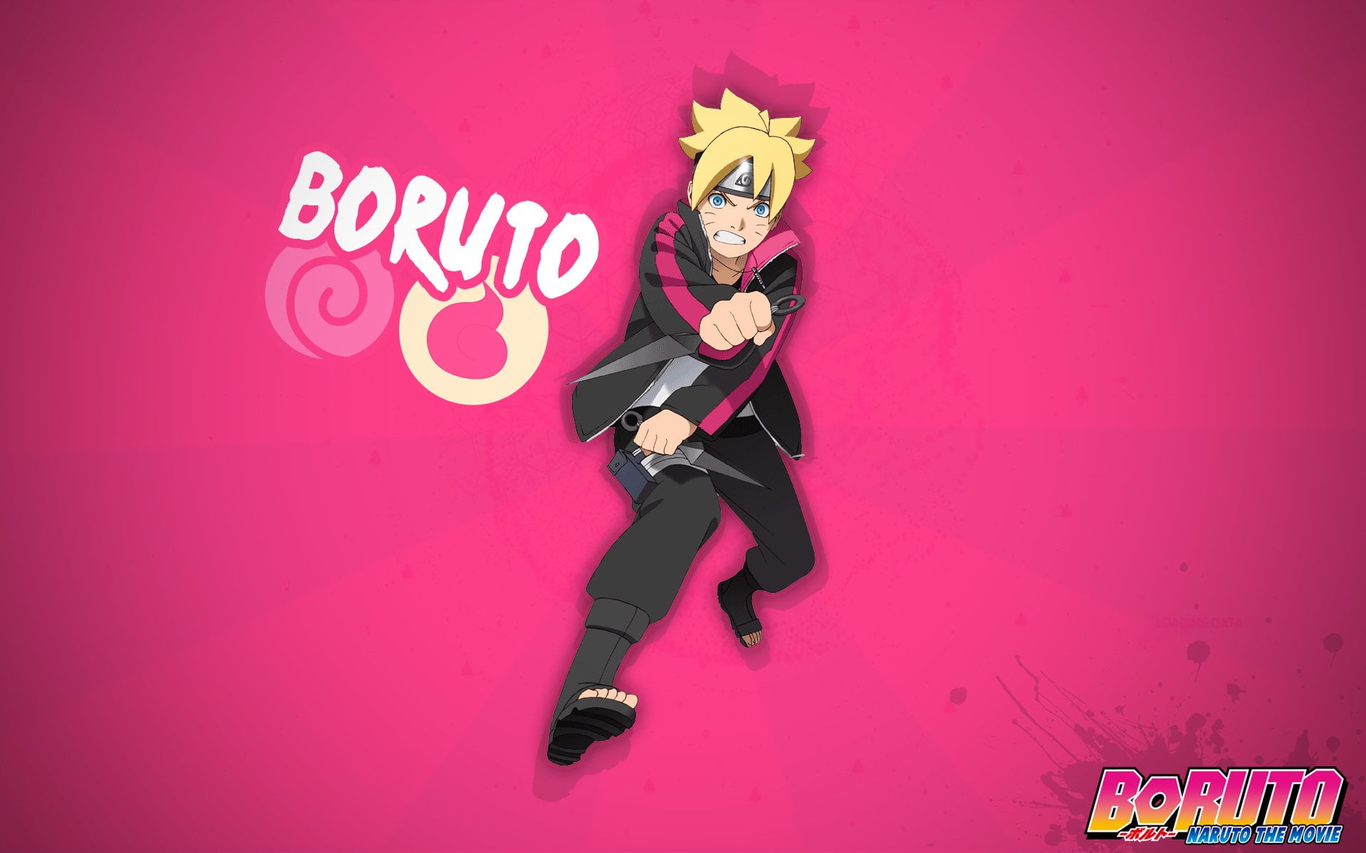 lifestyles, colored background, one person, pink color, boruto, front view, communication, Boruto Uzumaki, Boruto: Naruto the Movie, indoors, Anime, adult, HD Wallpaper