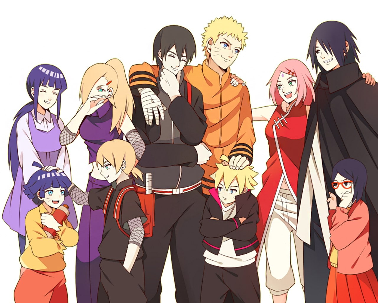 clothing, halloween, adult, real people, togetherness, celebration, standing, event, lifestyles, child, group of people, crowd, people, boruto naruto the movie, HD Wallpaper
