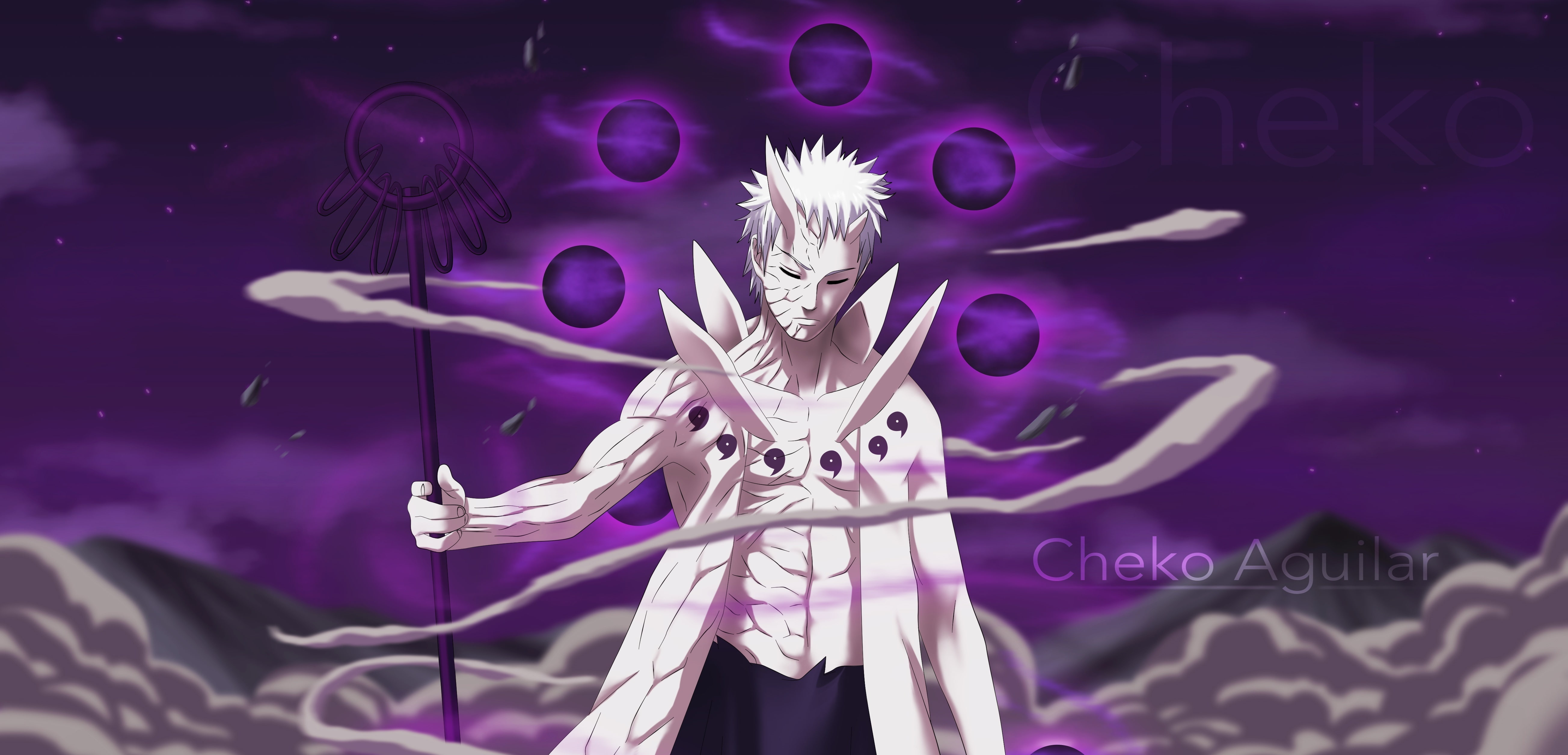 art and craft, creativity, blue, naruto, nature, upholstered Uchiha, purple, body part, human body part, dancing, cheko, complexity, 5K, close-up, HD Wallpaper