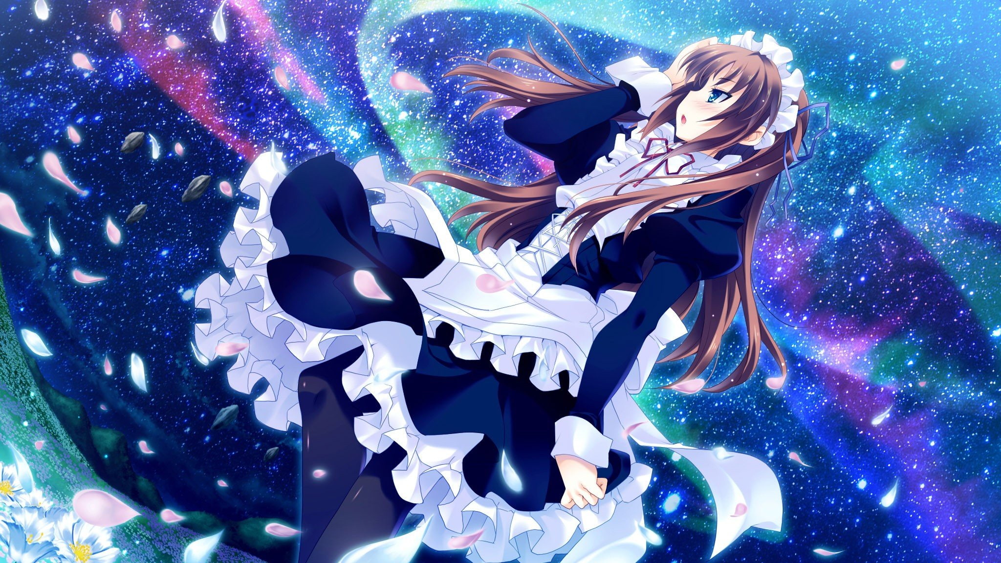 visual, anime, sannin, guardian, imouto, place, girls, novels, 1080P, yome, doesu, HD Wallpaper