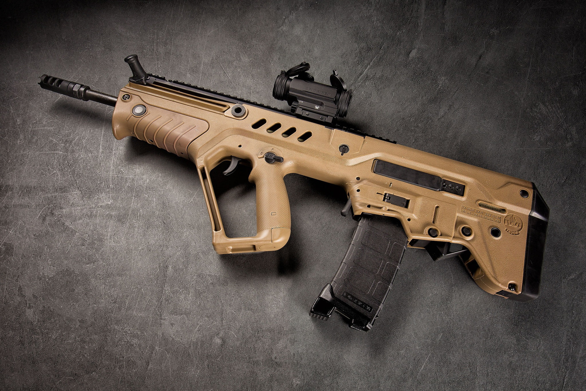 1080P, background, machine, Tavor, SAR-16, HD Wallpaper