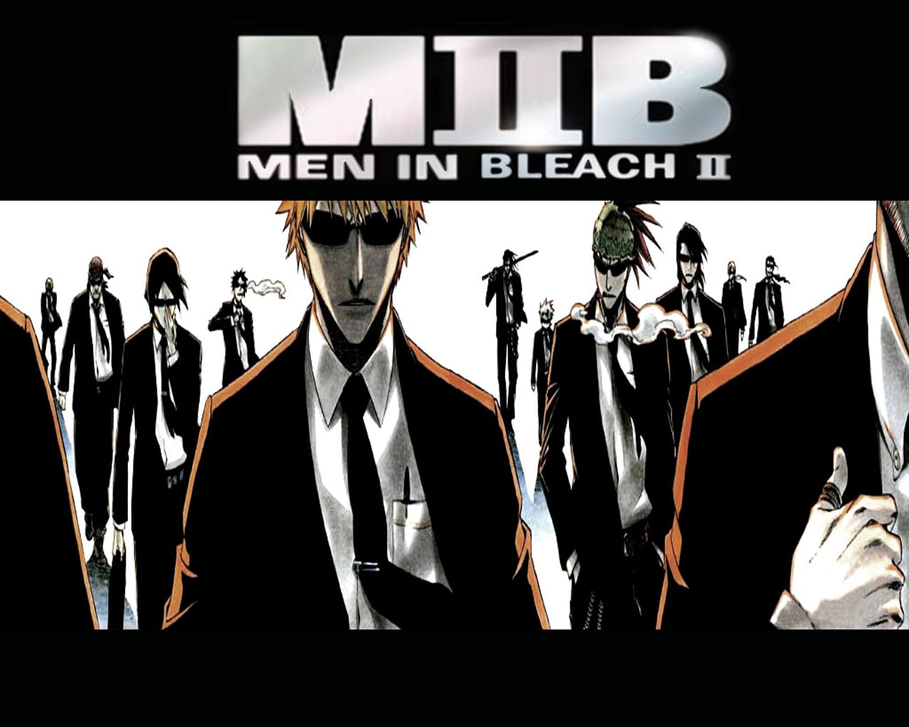 Ichigo Kurosaki, Byakuya Kuchiki, Bleach, Renji Abarai, 720P, Tōshirō Hitsugaya, Kenpachi Zaraki, Hisagi Shūhei, HD Wallpaper