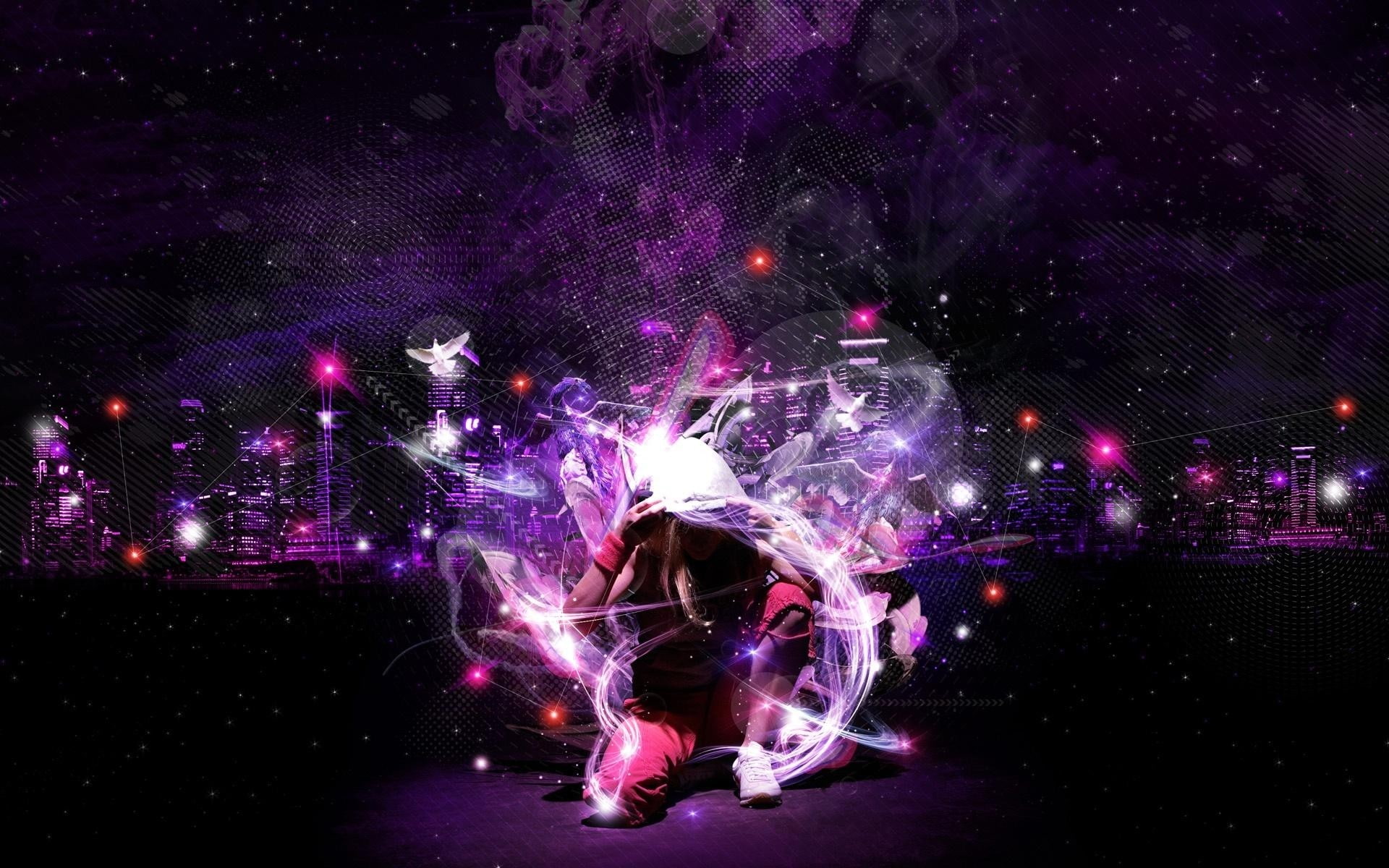 1080P, digital art, dancer, dancing, HD Wallpaper