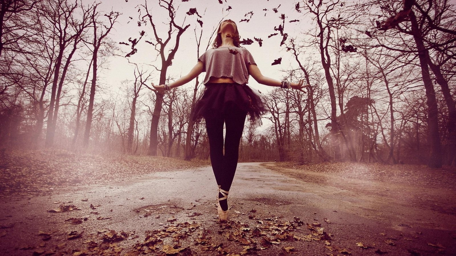 lifestyles, land, ballet, standing, freedom, real people, field, day, leisure activity, casual clothing, human arm, full length, women, adult, rear view, HD Wallpaper