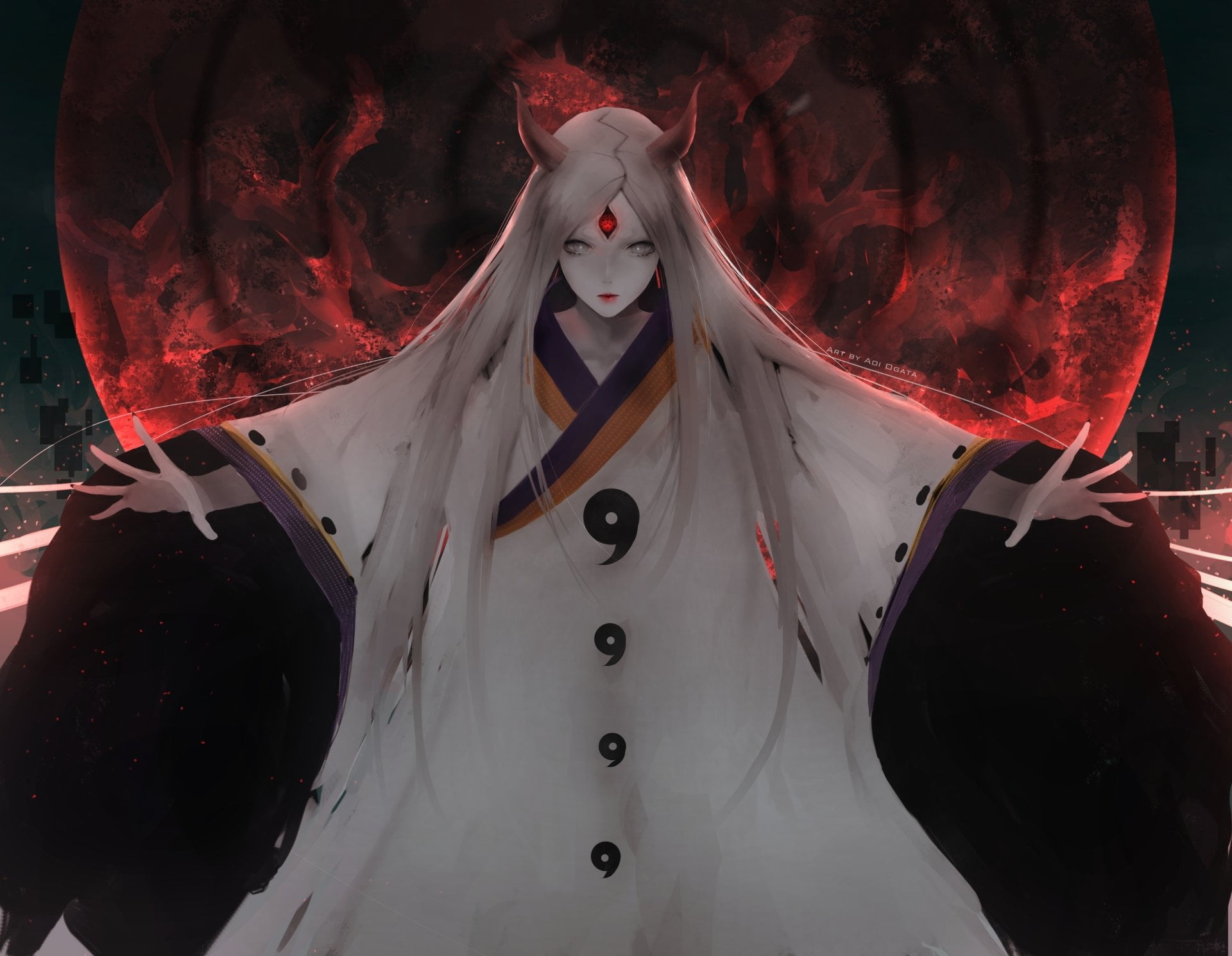 Kaguya Ōtsutsuki, lifestyles, arts culture and entertainment, leisure activity, indoors, character, fear, one person, standing, white color, HD Wallpaper