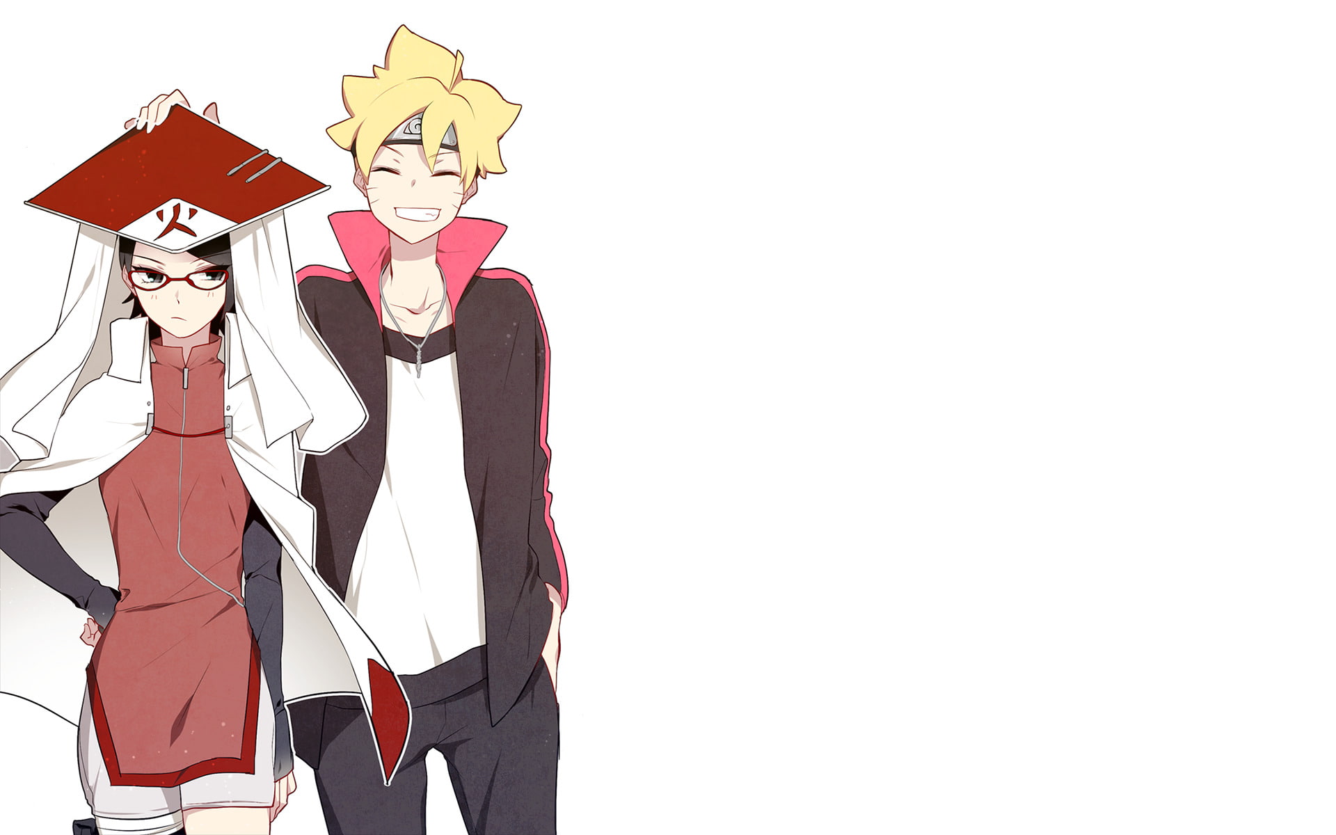 Anime, Boruto, 1080P, Sarada Uchiha, Boruto Uzumaki, HD Wallpaper