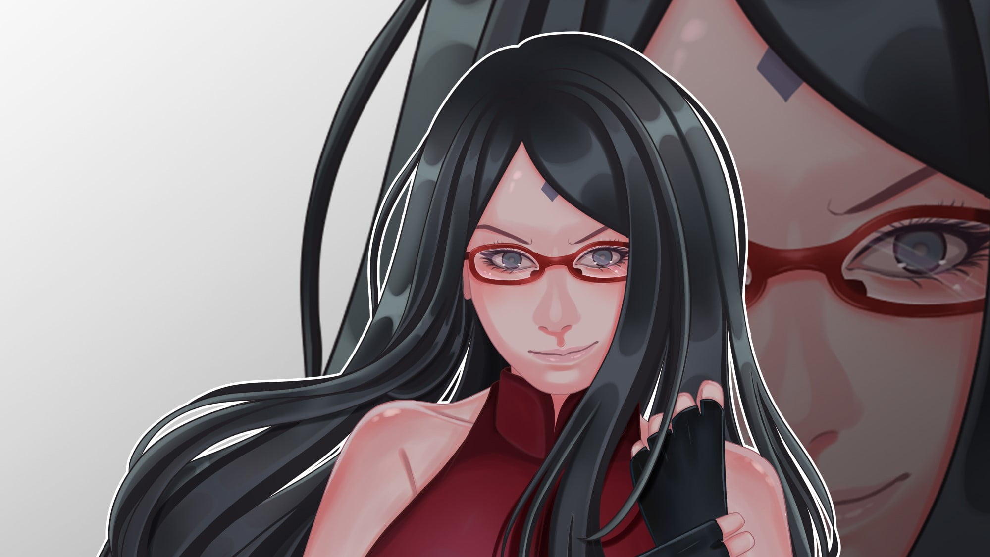 Sarada Uchiha, 1080P, Naruto, Boruto, HD Wallpaper