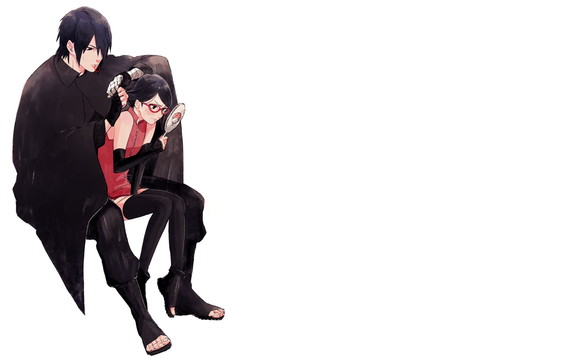 Boruto, Sasuke Uchiha, Anime, Sarada Uchiha, 1080P, HD Wallpaper