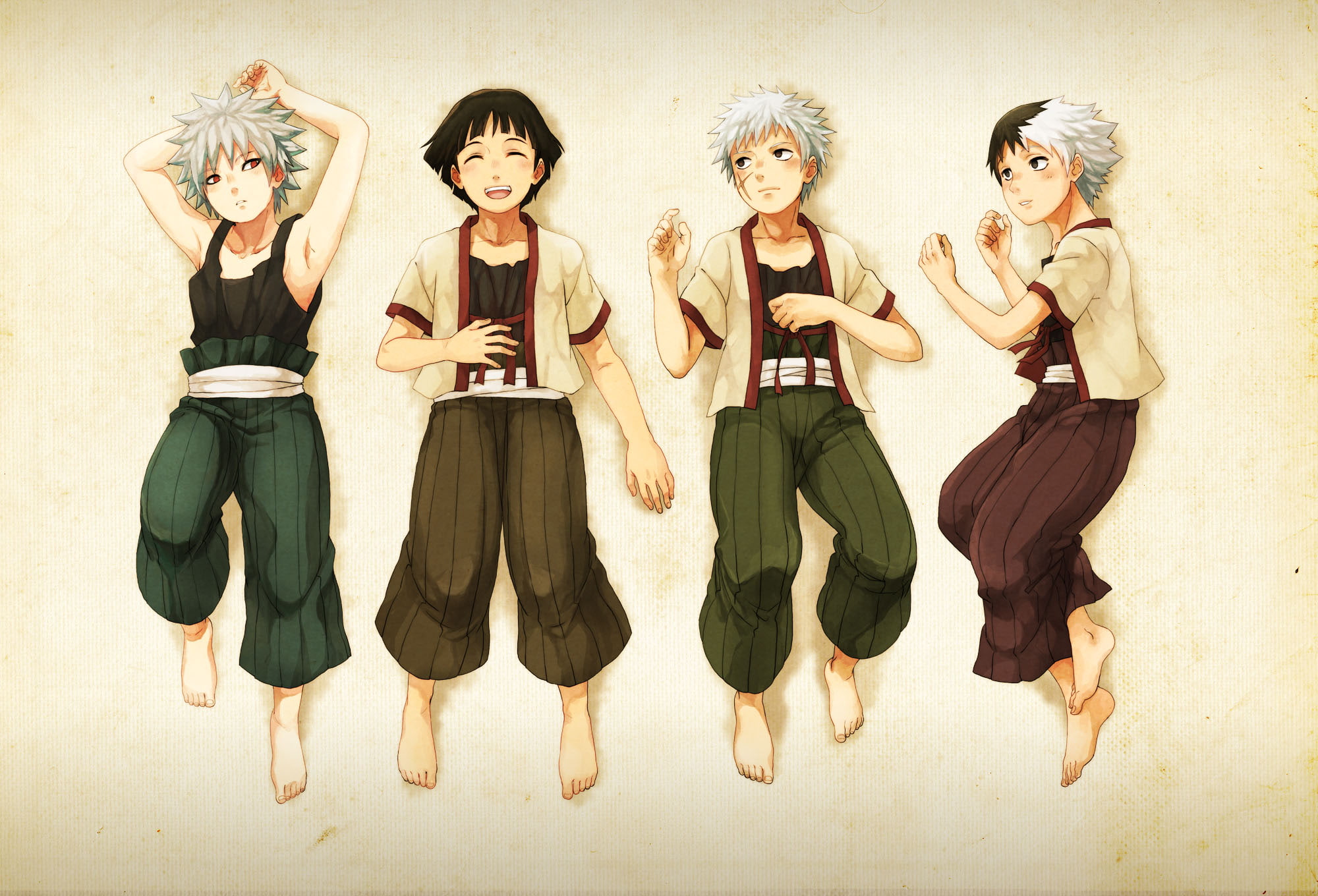 kawarama, 1080P, itama, hashirama, tobirama, naruto, HD Wallpaper
