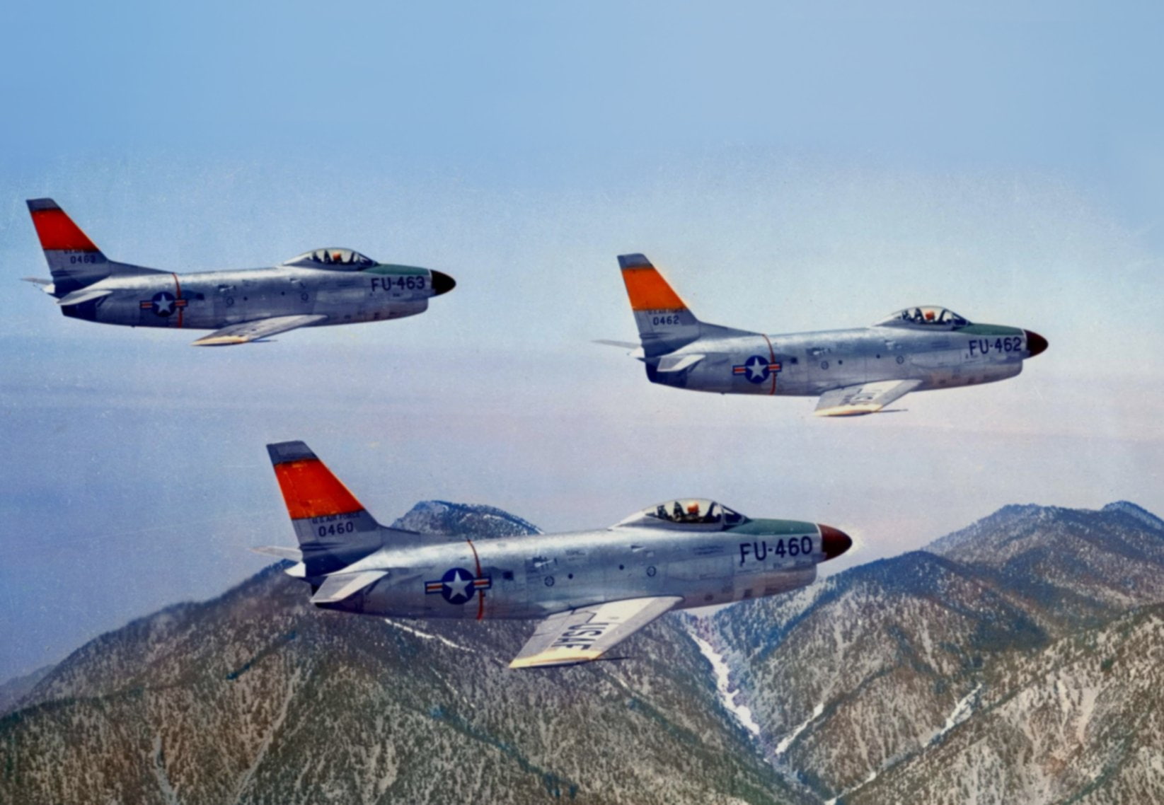 fighter, military, aircrafts, american, jets, 1949, sabre, north, us air force, 720P, f 86, HD Wallpaper