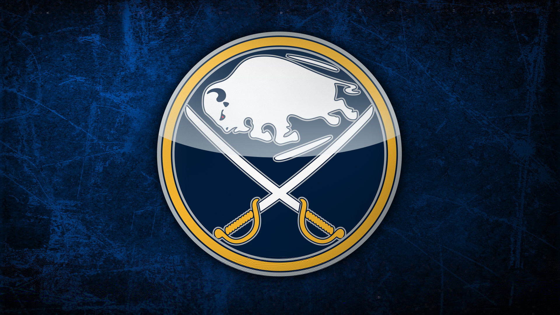 design, shiny, sword, night, geometric shape, outdoors, representation, Buffalo Sabres, metal, lighting equipment, bison, circle, symbol, illuminated, logo, HD Wallpaper