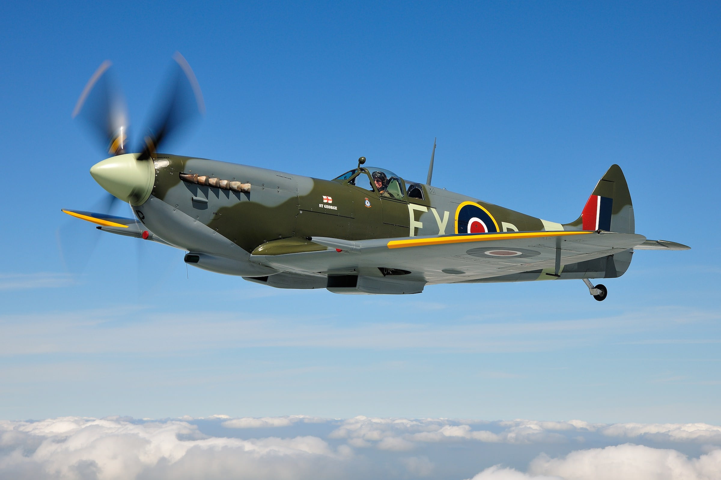 Supermarine Spitfire, Spitfire, Fighter, RAF, 1080P, The Second World War, HD Wallpaper