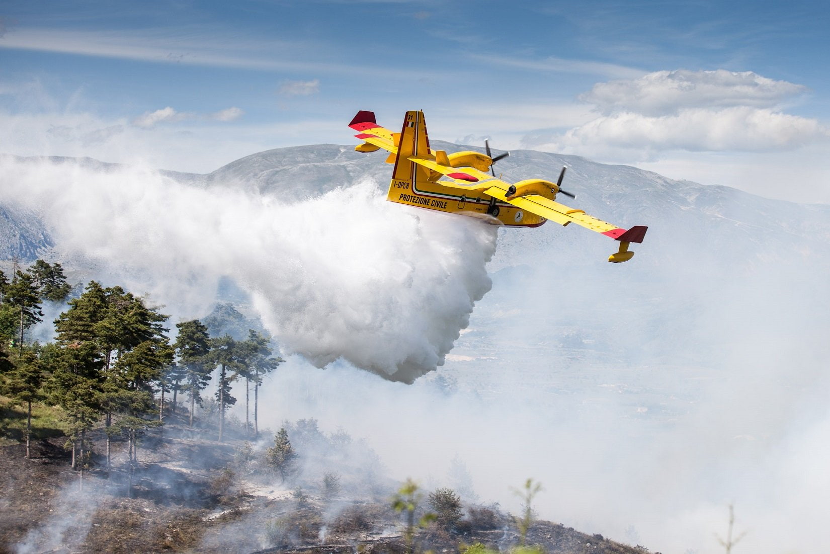 cl 415, securita, 720P, canadair, firecat, HD Wallpaper