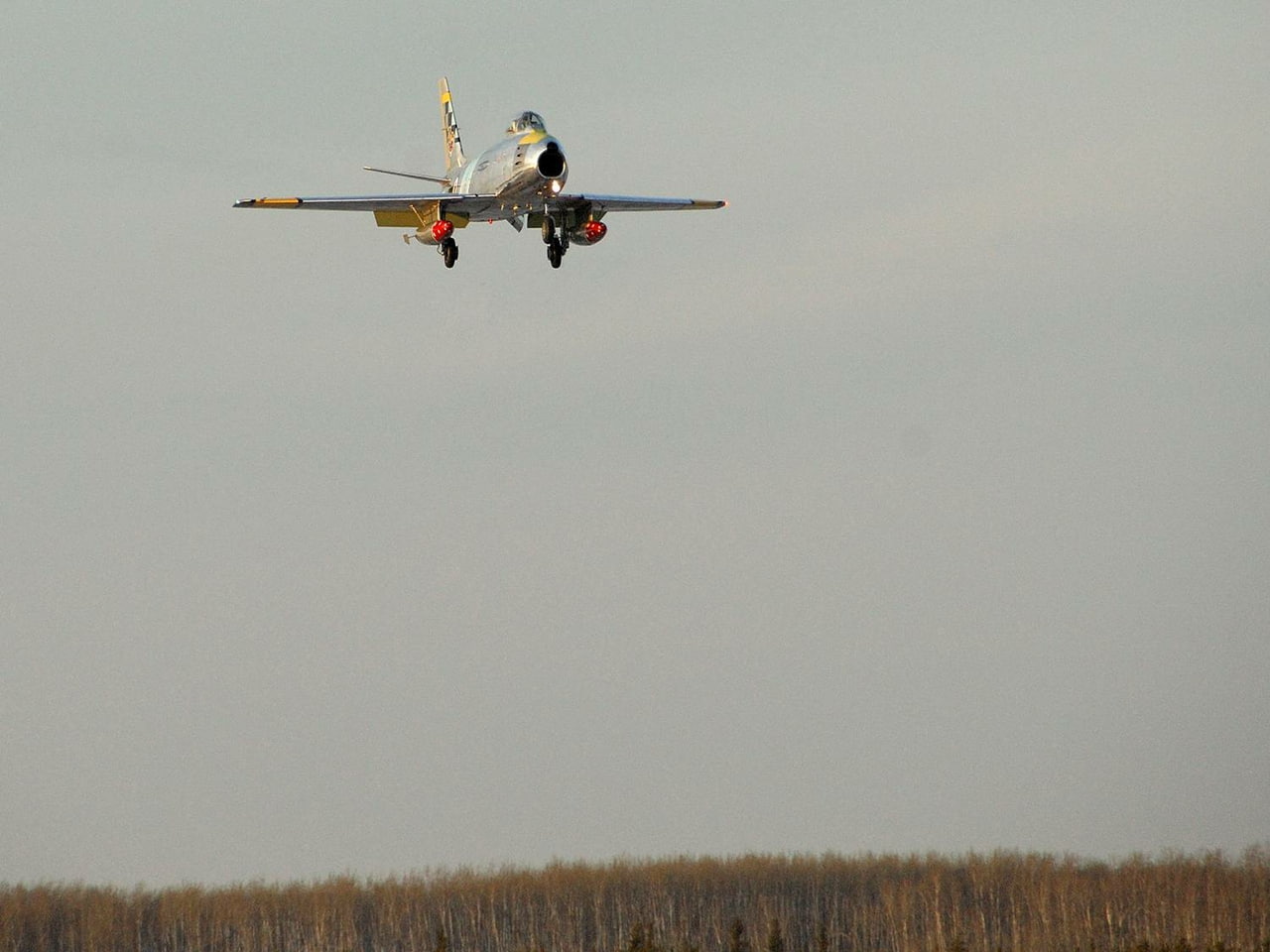 art, 720P, cold, alberta, military, Sabre, lake, F86, aircraft, hd, f, approach, Canada, HD Wallpaper