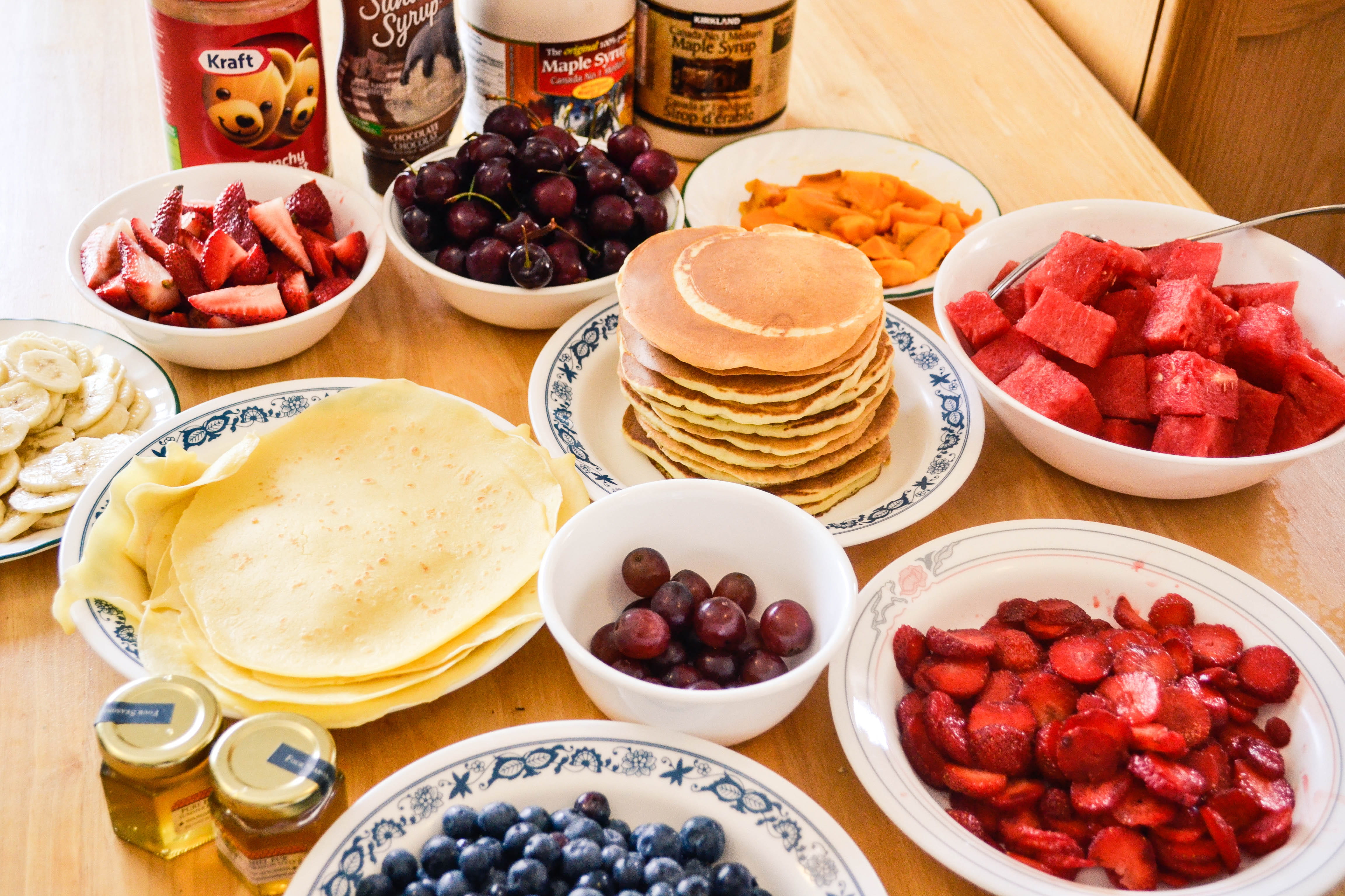 breakfast, no people, choice, watermelon, variation, strawberry, abundance, freshness, drink, toppings, white, dairy product, assorted, healthy eating, HD Wallpaper