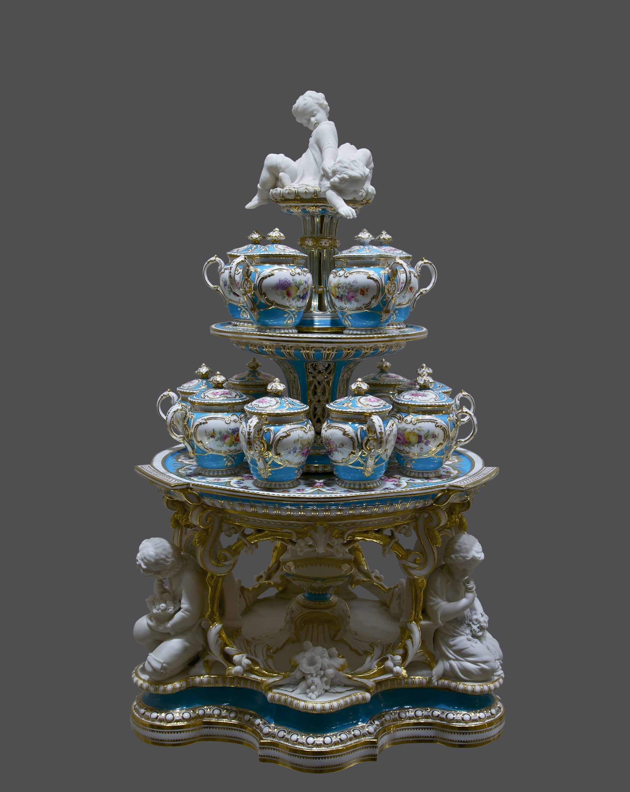 representation, ornate, 1080P, blue, austria, tableware, craft, floral pattern, art and craft, single object, design, ceramic, victoria franz joseph, luxury, Phone HD Wallpaper