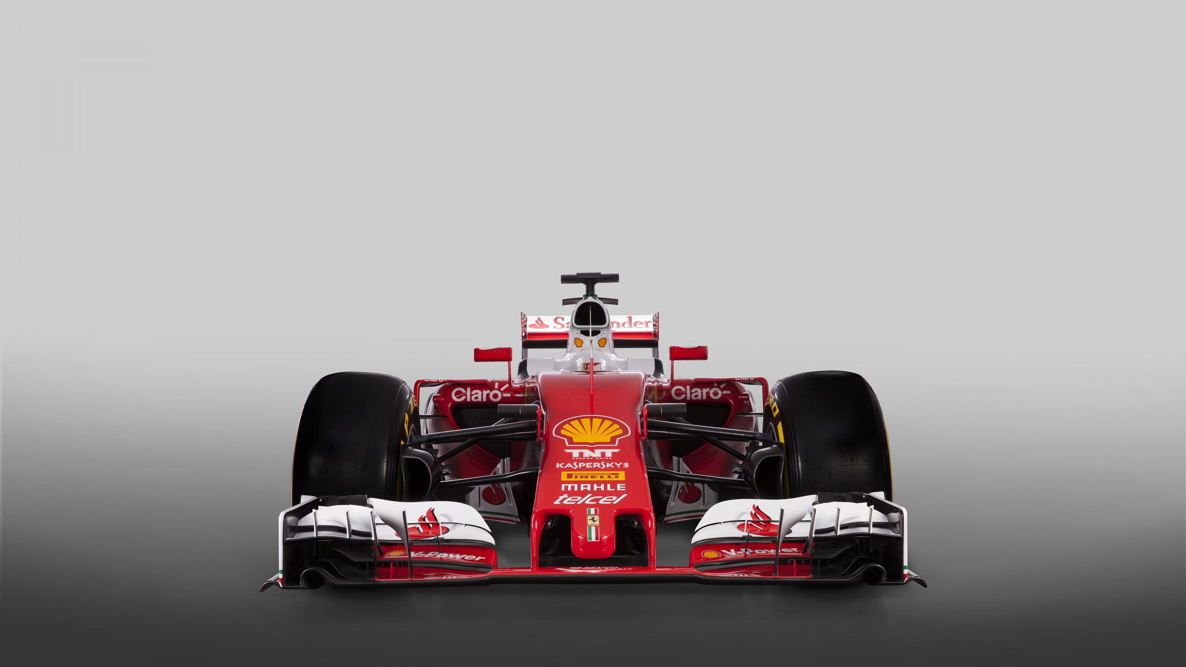 4K, red, car, Formula 1, Ferrari SF16-H, F1, racing, sheel, HD Wallpaper