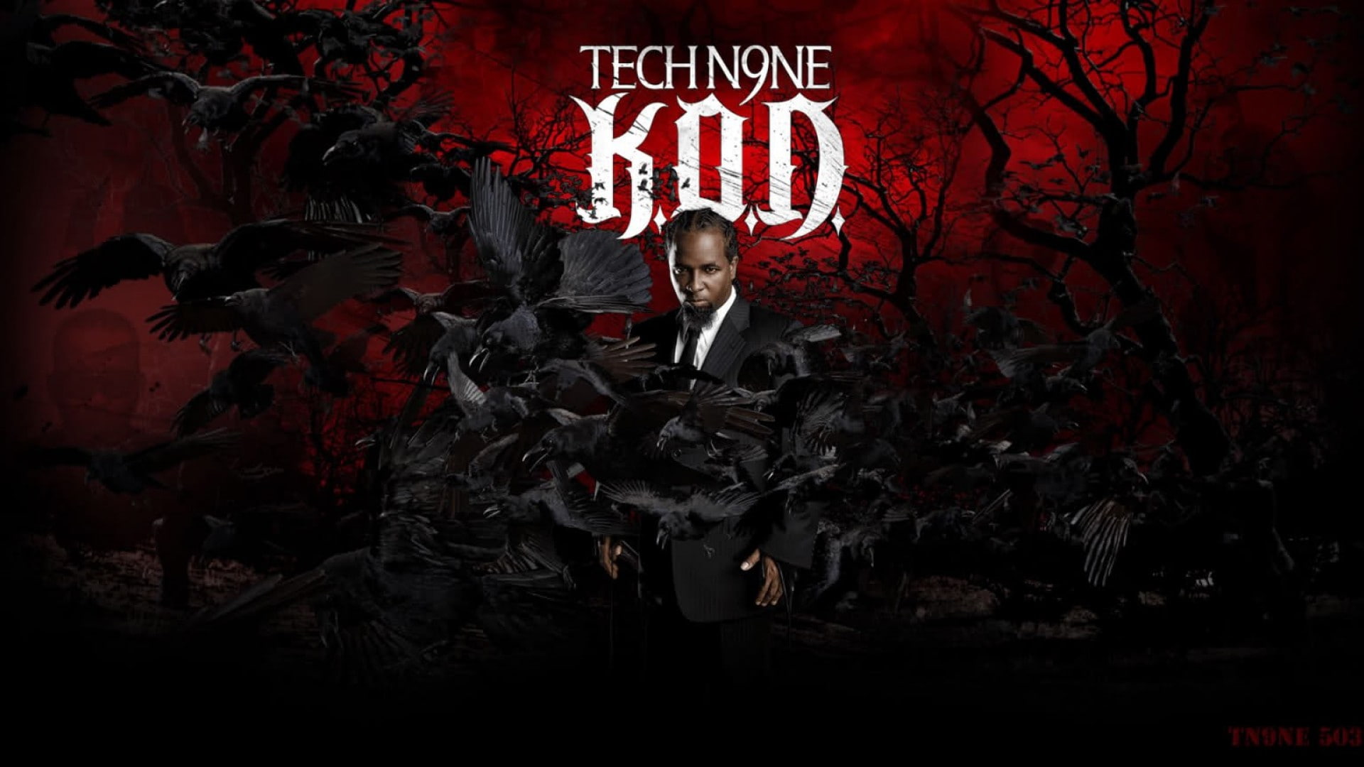 rapper, gangsta, 1080P, tech, n9ne, poster, rap, hop, hip, HD Wallpaper