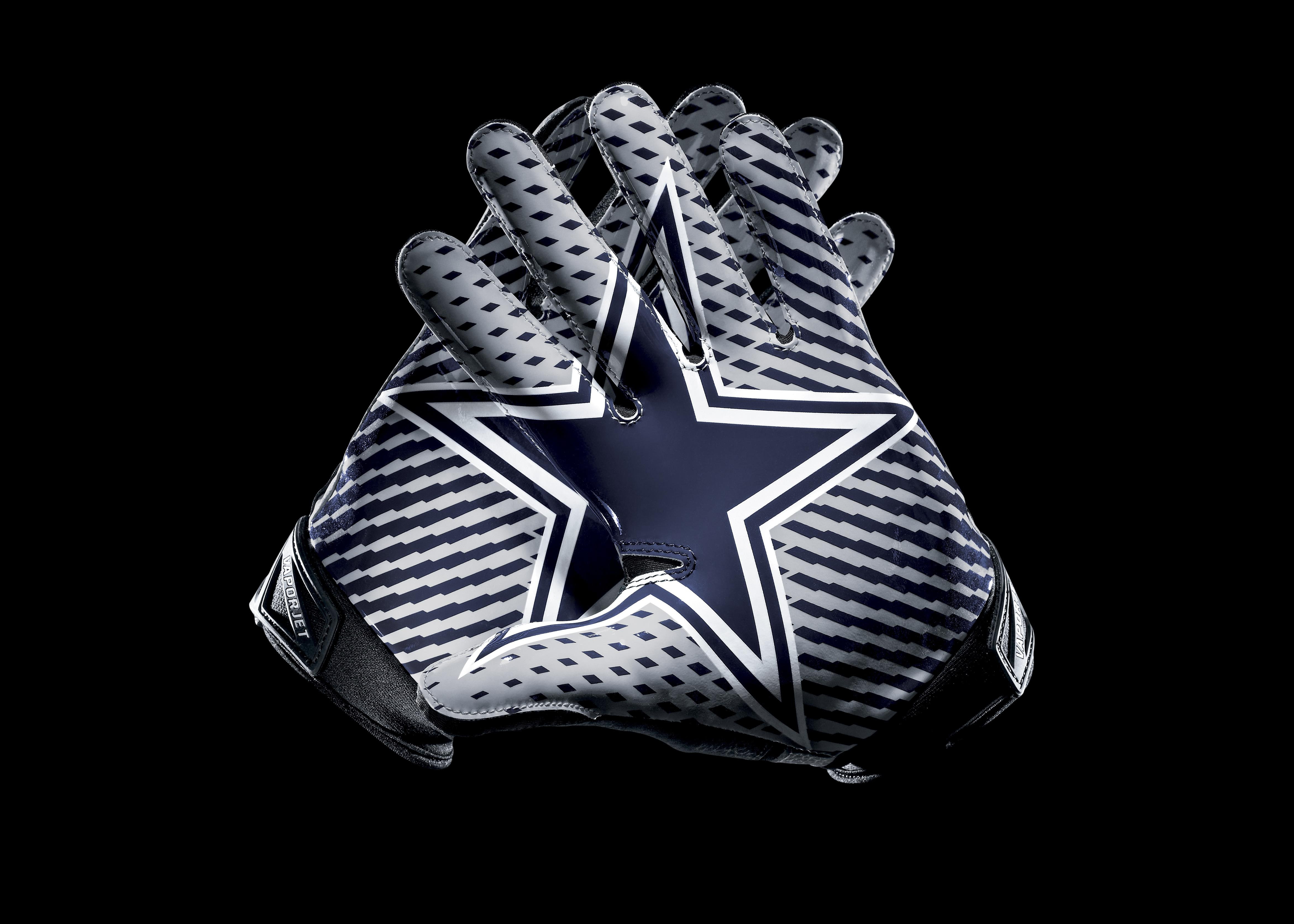 football, black, cowboys, arlington, club, dallas cowboys, white, 4K, pair, texas, football club, hand, dallas, gloves, blue, HD Wallpaper
