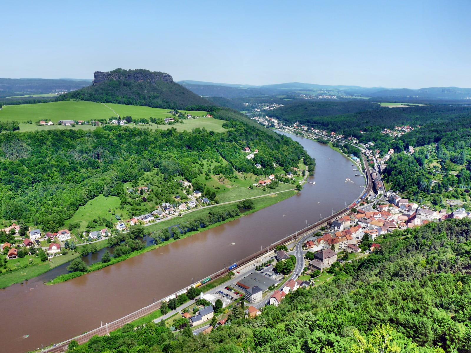 scenics, city, rural scene, high Angle View, shipping, road, building exterior, aerial View, scenics - nature, built structure, Panoramic View, architecture, HD Wallpaper