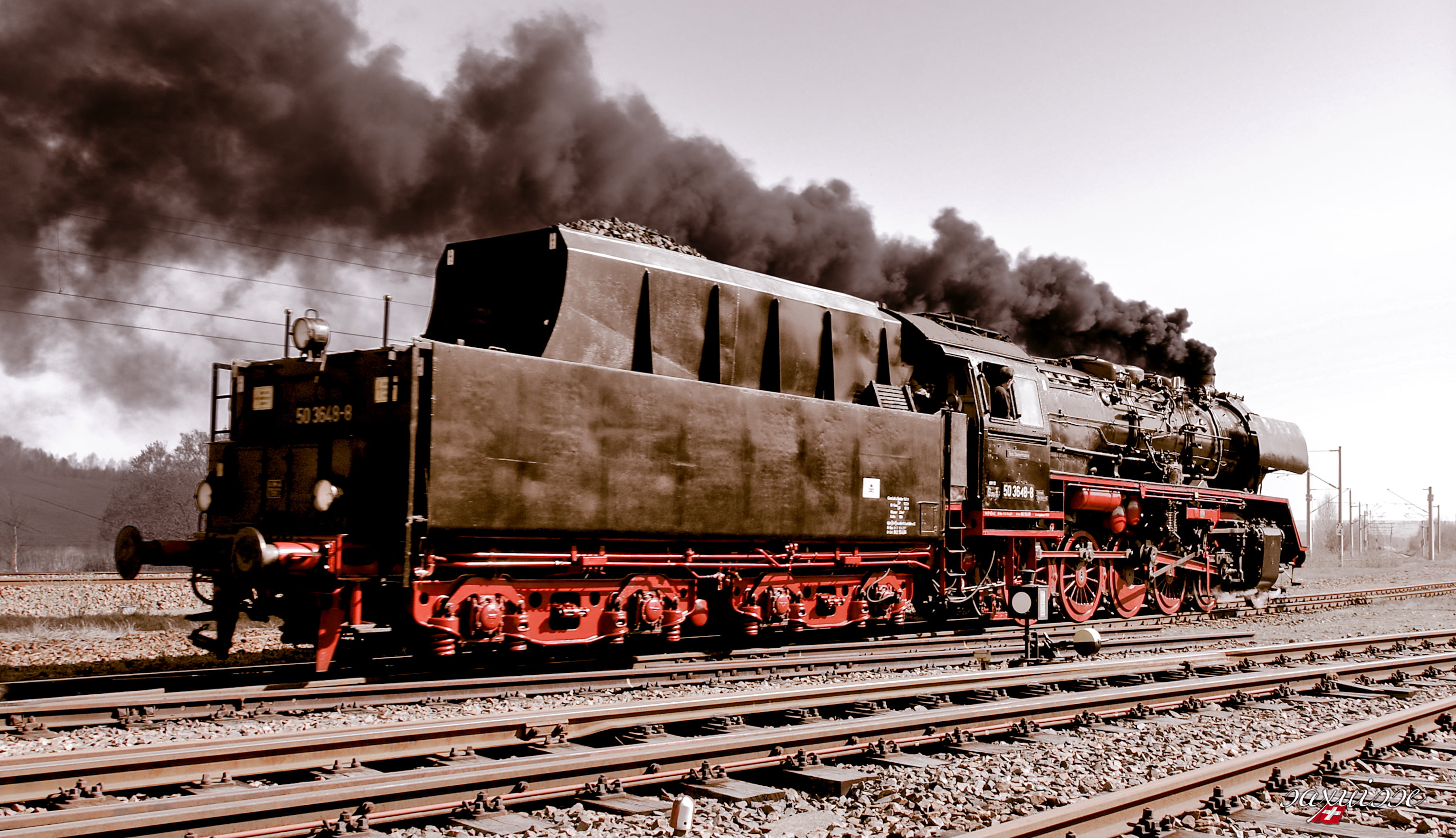 steam, Saxonia, old, Saxe, locomotive, train, 2K, Germania, Germany, Deutschland, adventure, speed, railroad Track, chemin de fer, mode of Transport, Saxony, HD Wallpaper