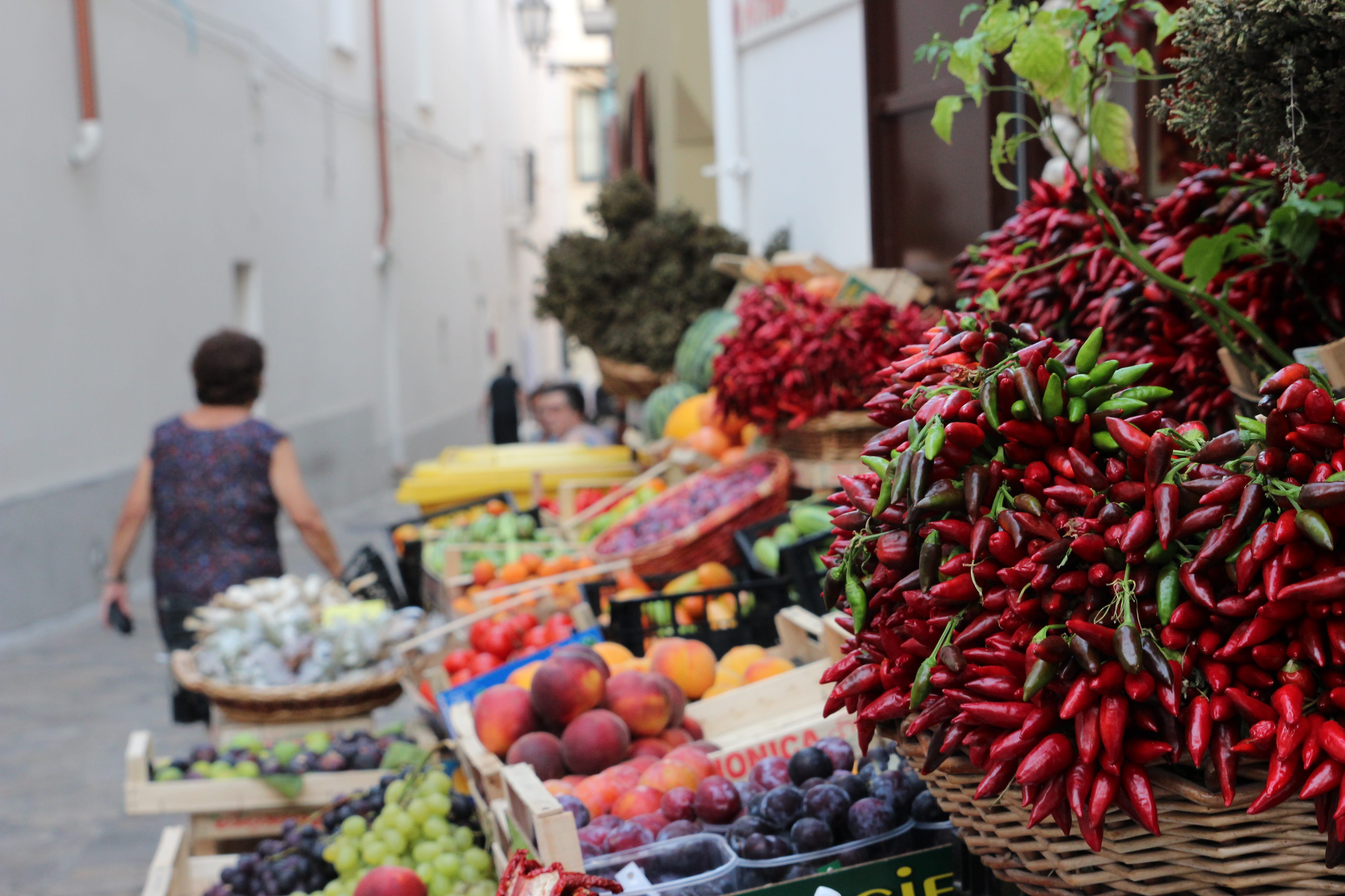 market, food, food and drink, business, 5K, fruit, market stall, greengrocer, street market, for sale, day, retail display, variation, city, healthy eating, HD Wallpaper