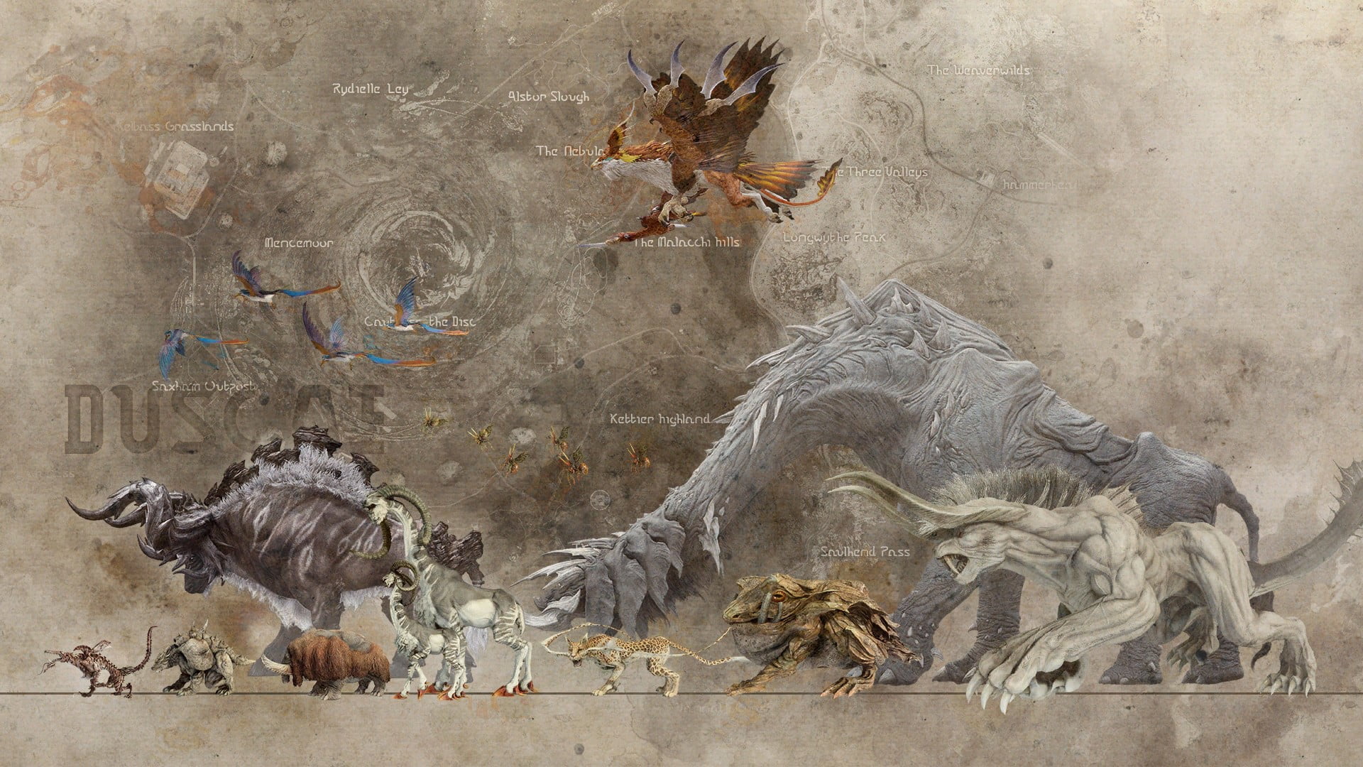 giant, JRPGs, Final Fantasy XV, magic, Square Enix, creature, 1080P, HD Wallpaper