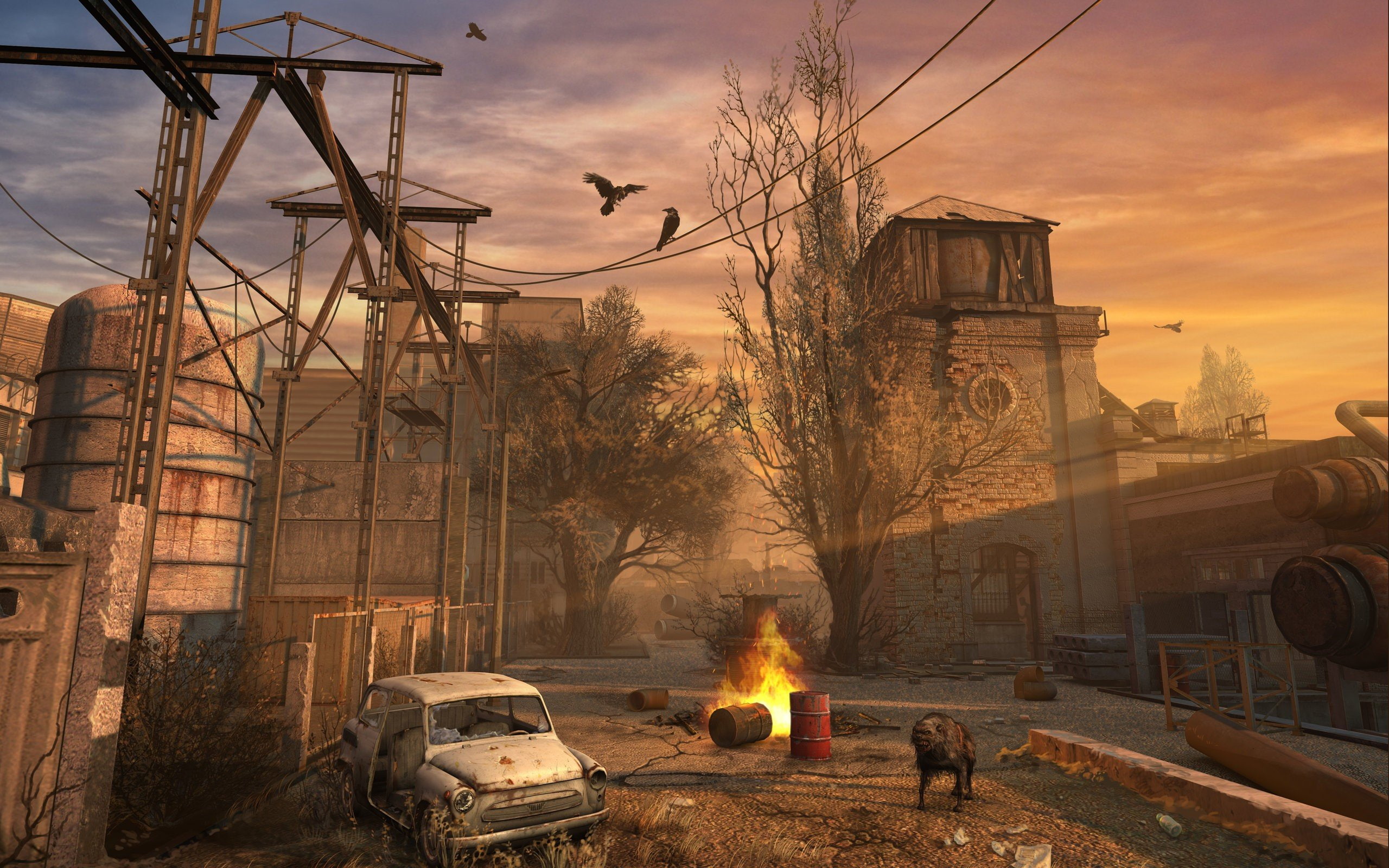 2K, shadow, chernobyl, apocalypse, s t a l k e r, HD Wallpaper