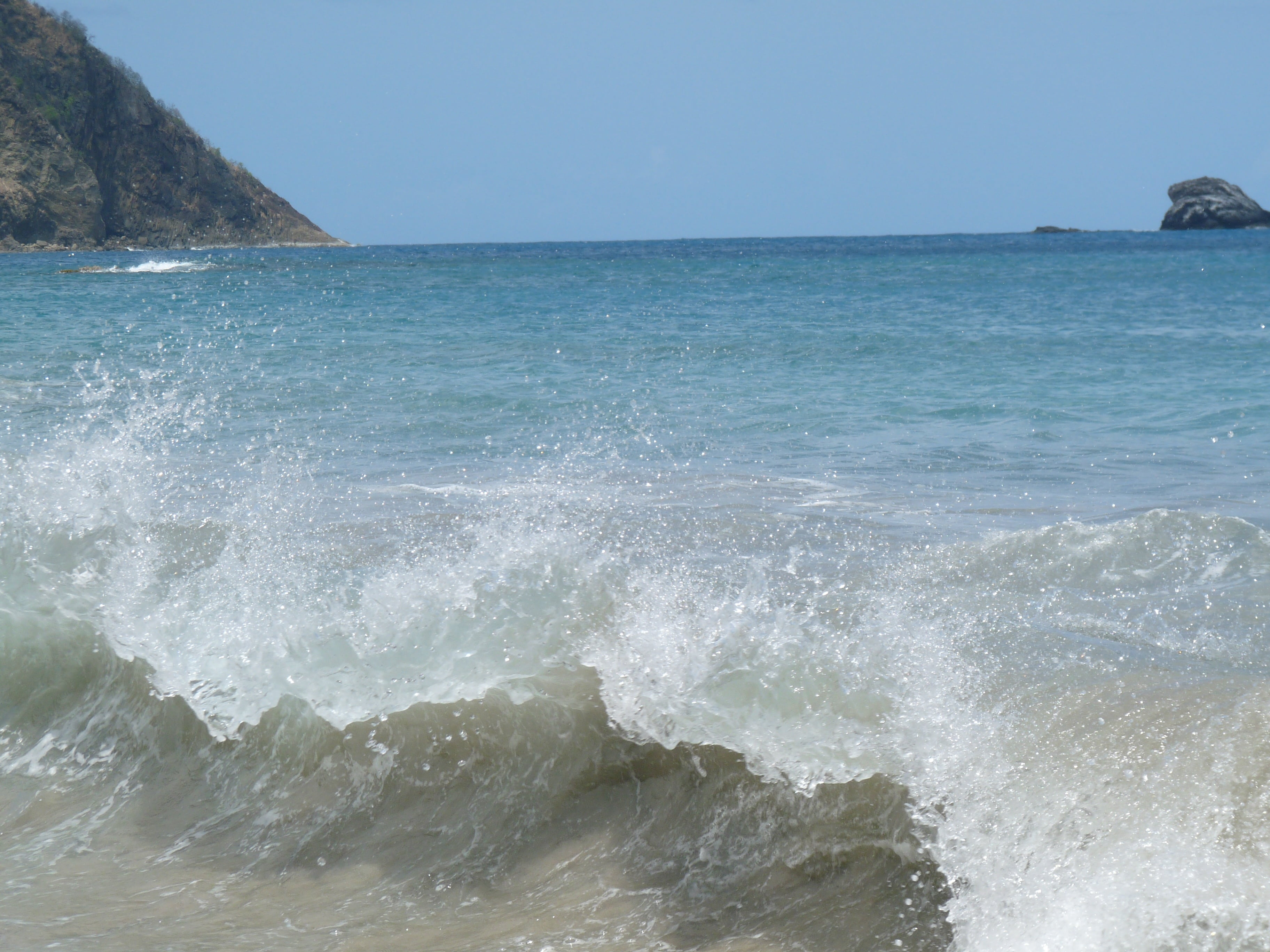 st lucia, motion, no people, sea, flowing, outside, beauty in nature, crest, wave, clear, swirl, sport, beach, power in nature, waves, scenics - nature, HD Wallpaper