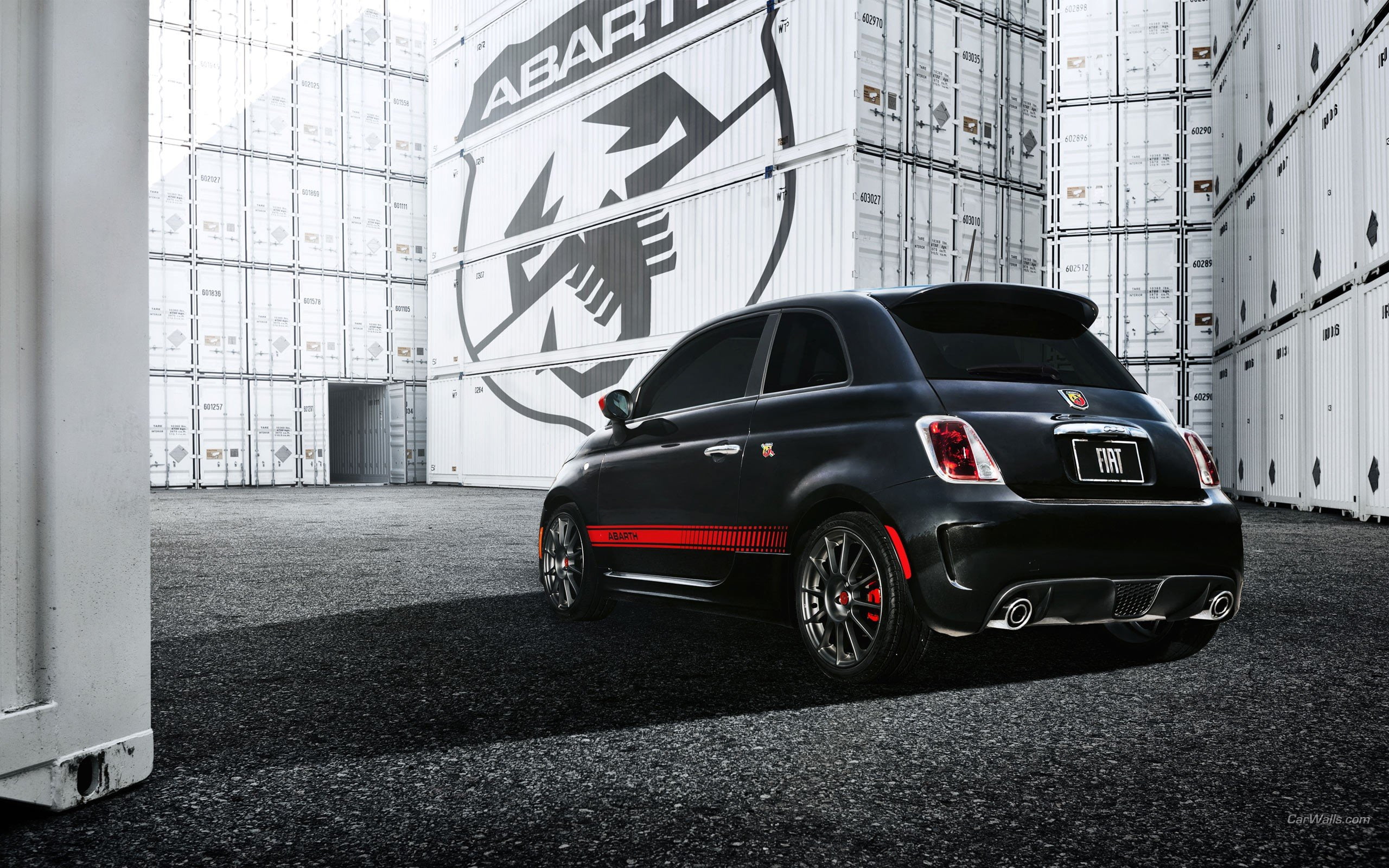 2K, cars, 500, abarth, fiat, HD Wallpaper